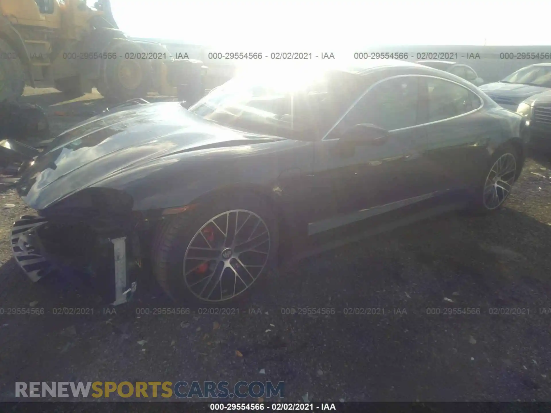 2 Photograph of a damaged car WP0AB2Y11LSA51655 PORSCHE TAYCAN 2020