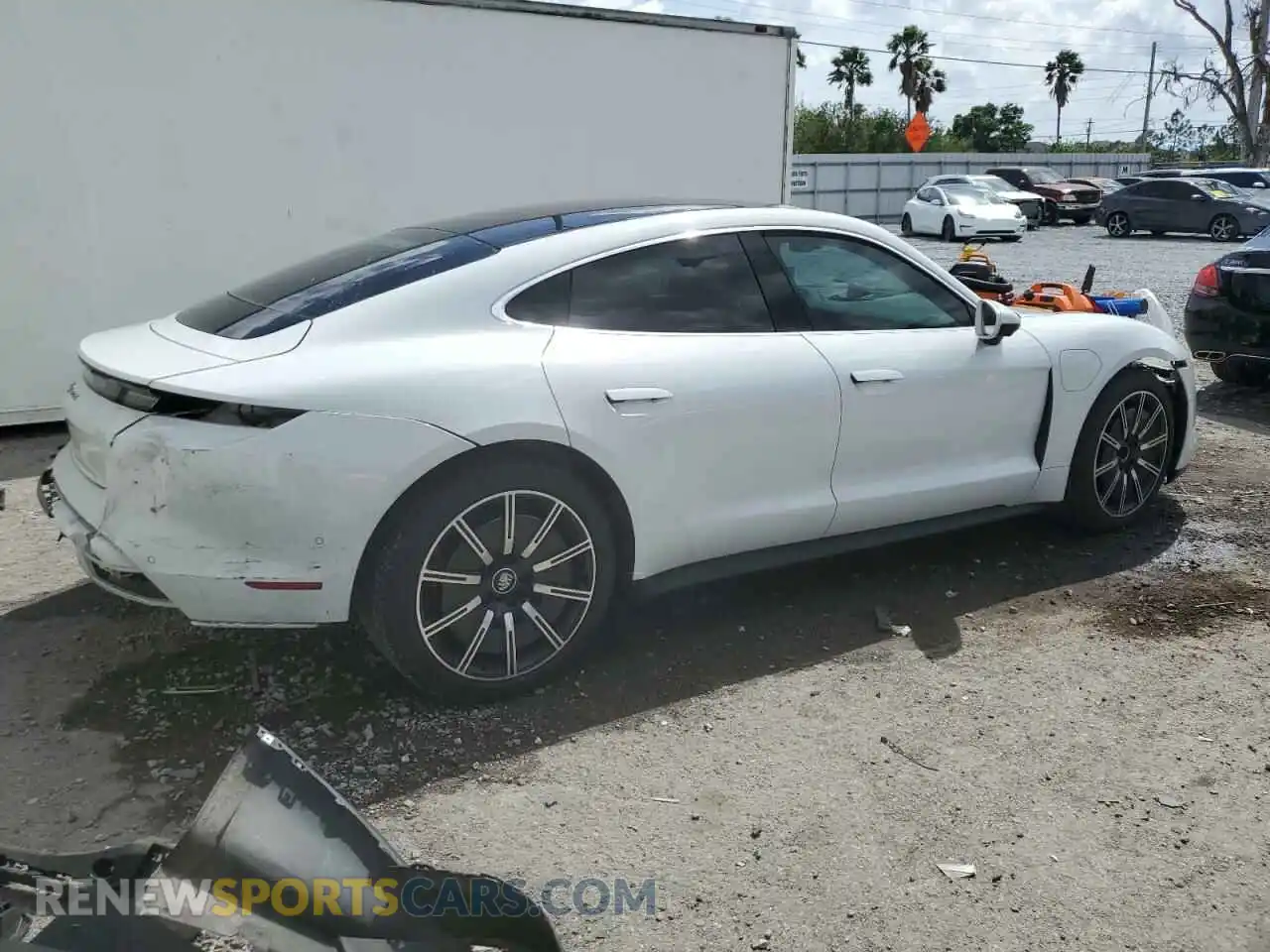 3 Photograph of a damaged car WP0AB2Y12LSA51793 PORSCHE TAYCAN 2020