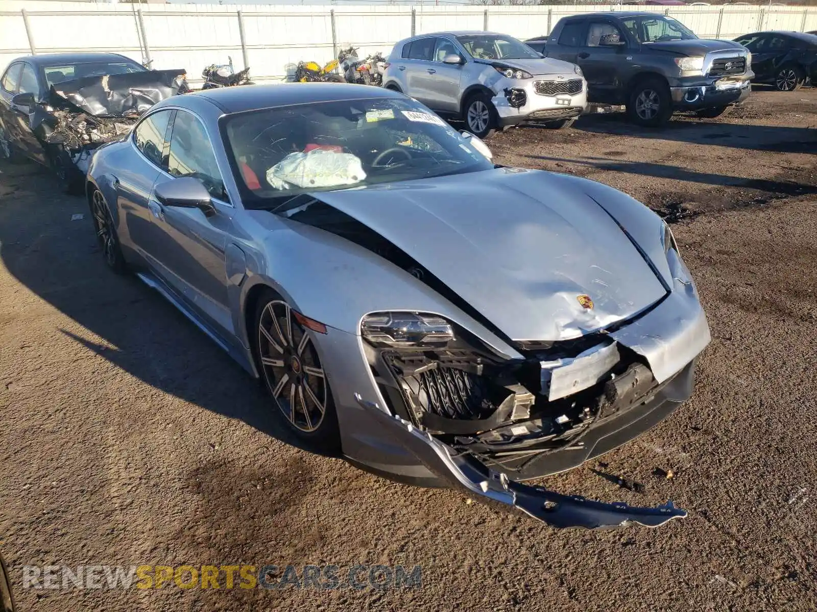 1 Photograph of a damaged car WP0AB2Y14LSA52492 PORSCHE TAYCAN 2020
