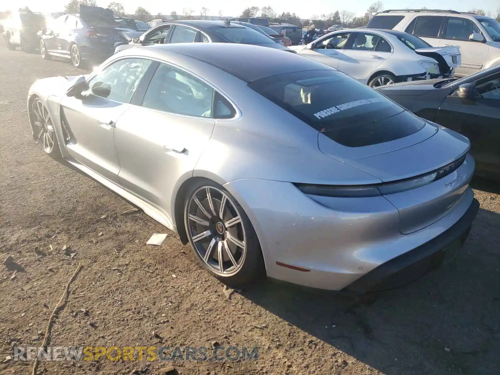 3 Photograph of a damaged car WP0AB2Y14LSA52492 PORSCHE TAYCAN 2020