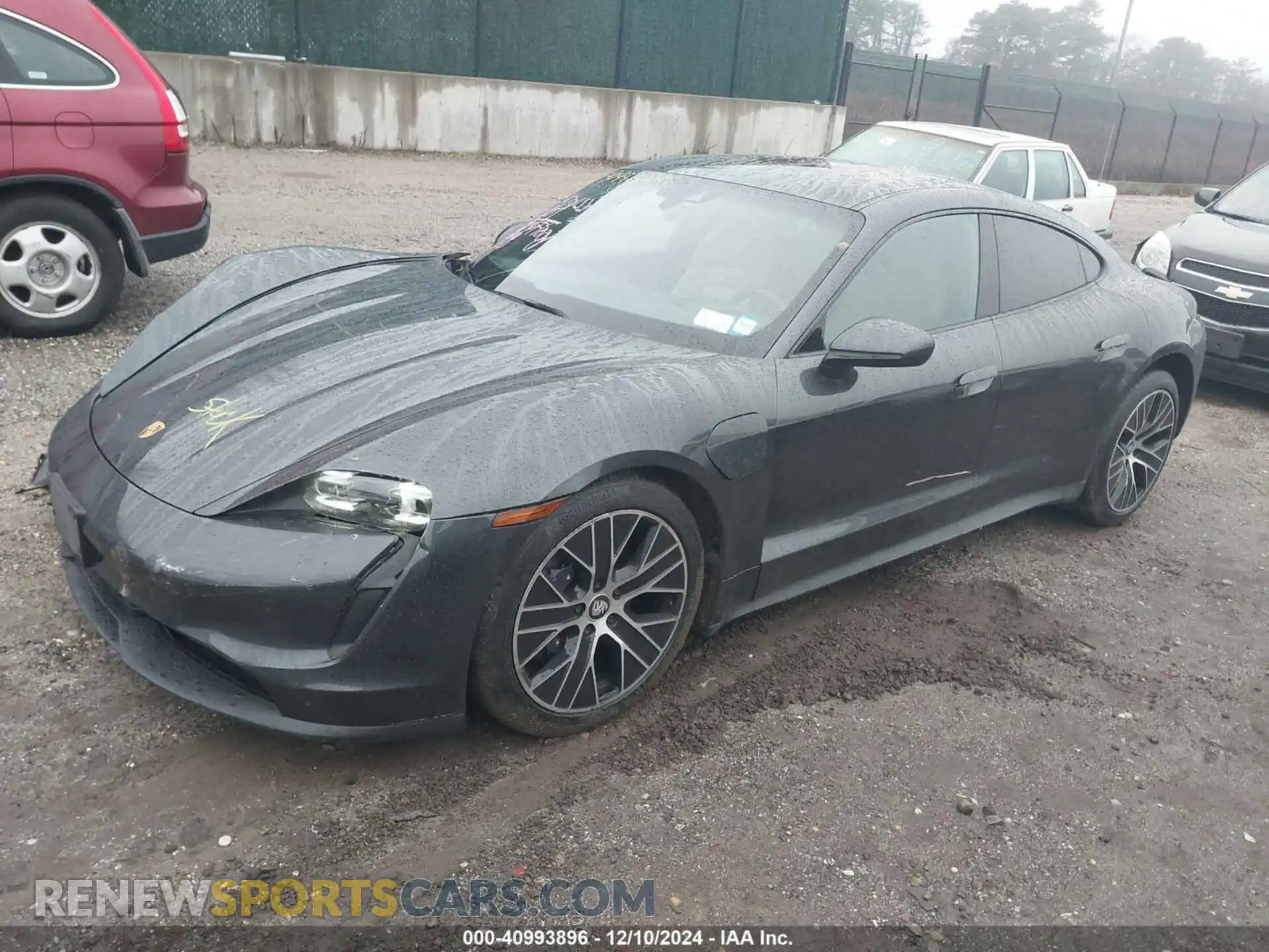 2 Photograph of a damaged car WP0AA2Y12MSA15378 PORSCHE TAYCAN 2021