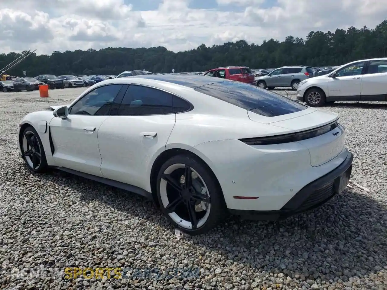2 Photograph of a damaged car WP0AA2Y12MSA18104 PORSCHE TAYCAN 2021