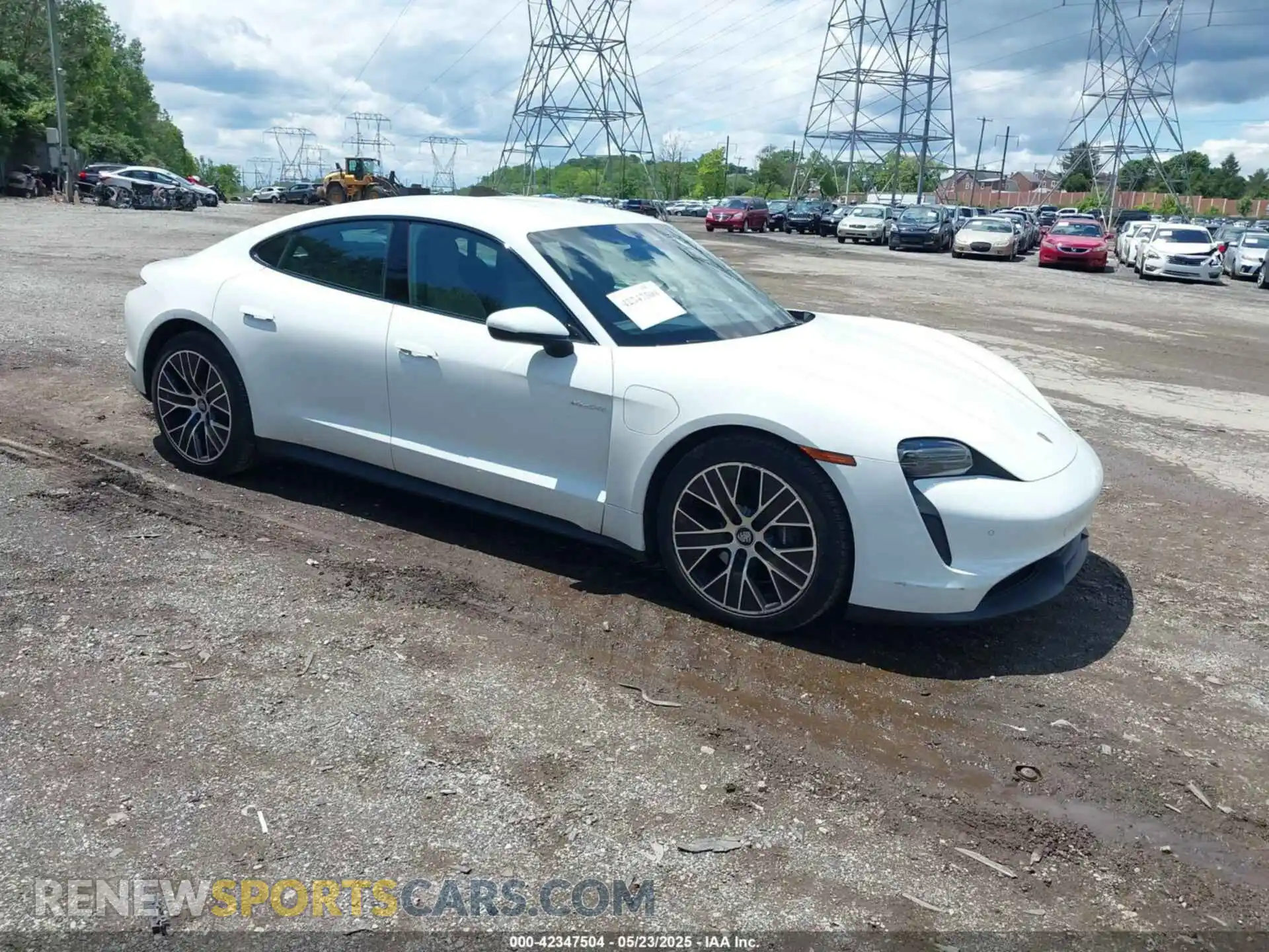 1 Photograph of a damaged car WP0AA2Y16MSA16176 PORSCHE TAYCAN 2021