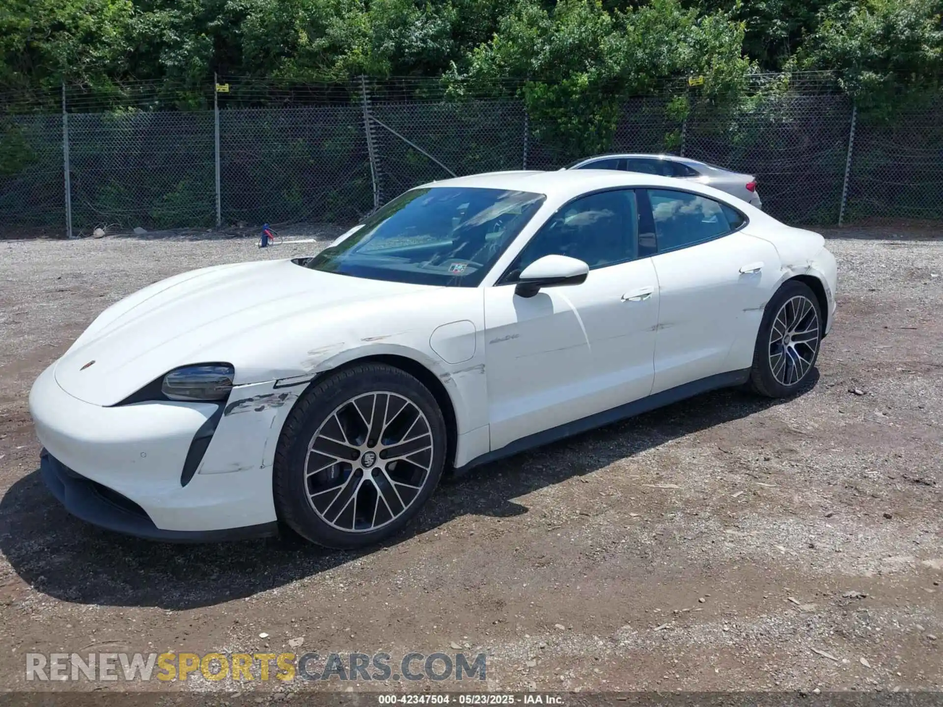 2 Photograph of a damaged car WP0AA2Y16MSA16176 PORSCHE TAYCAN 2021
