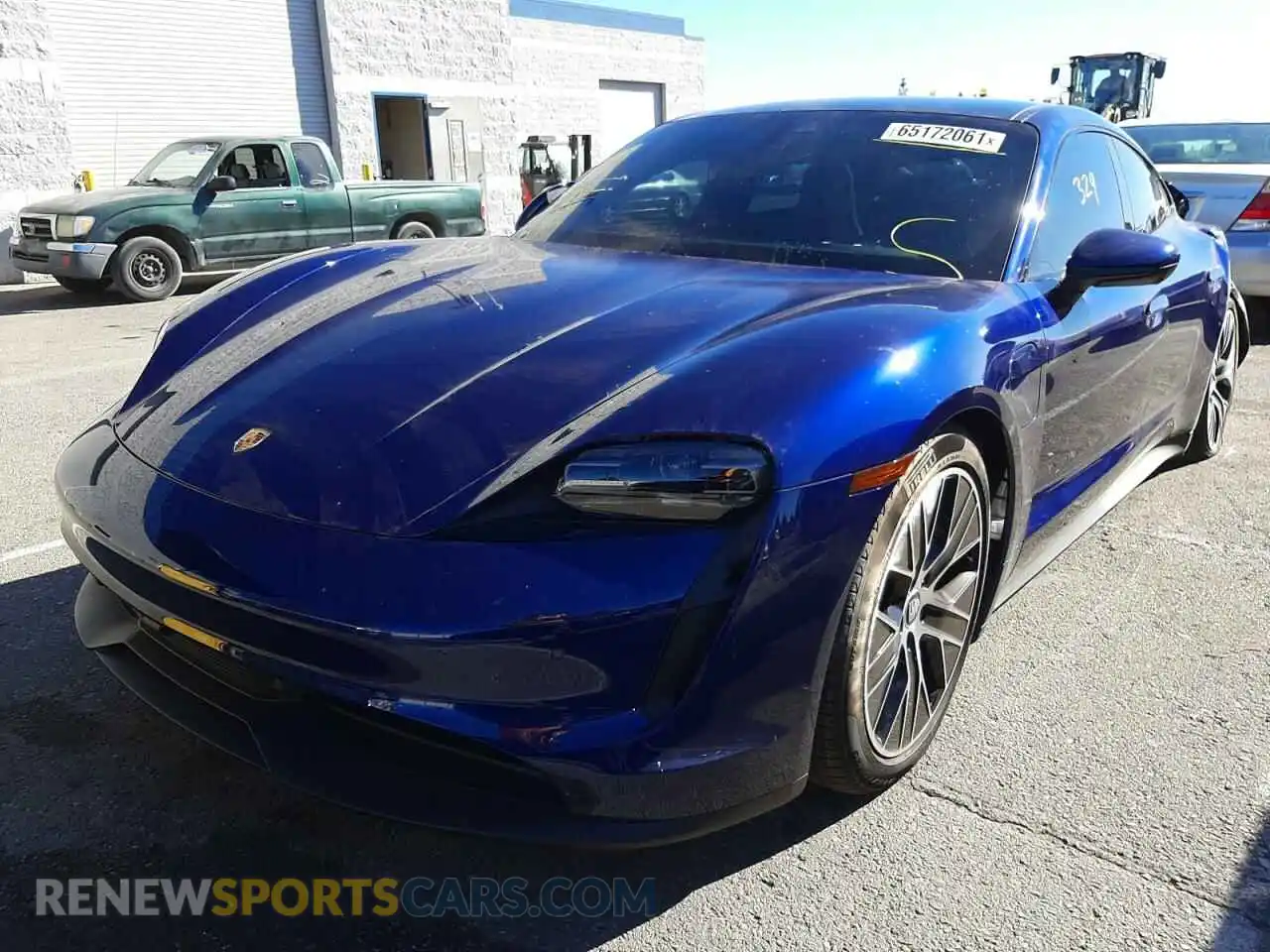 2 Photograph of a damaged car WP0AA2Y17MSA19040 PORSCHE TAYCAN 2021