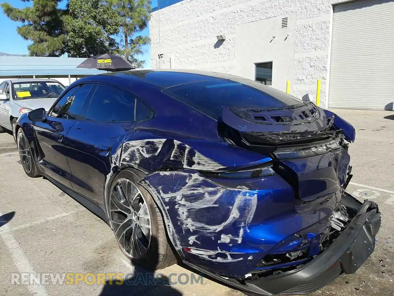 3 Photograph of a damaged car WP0AA2Y17MSA19040 PORSCHE TAYCAN 2021