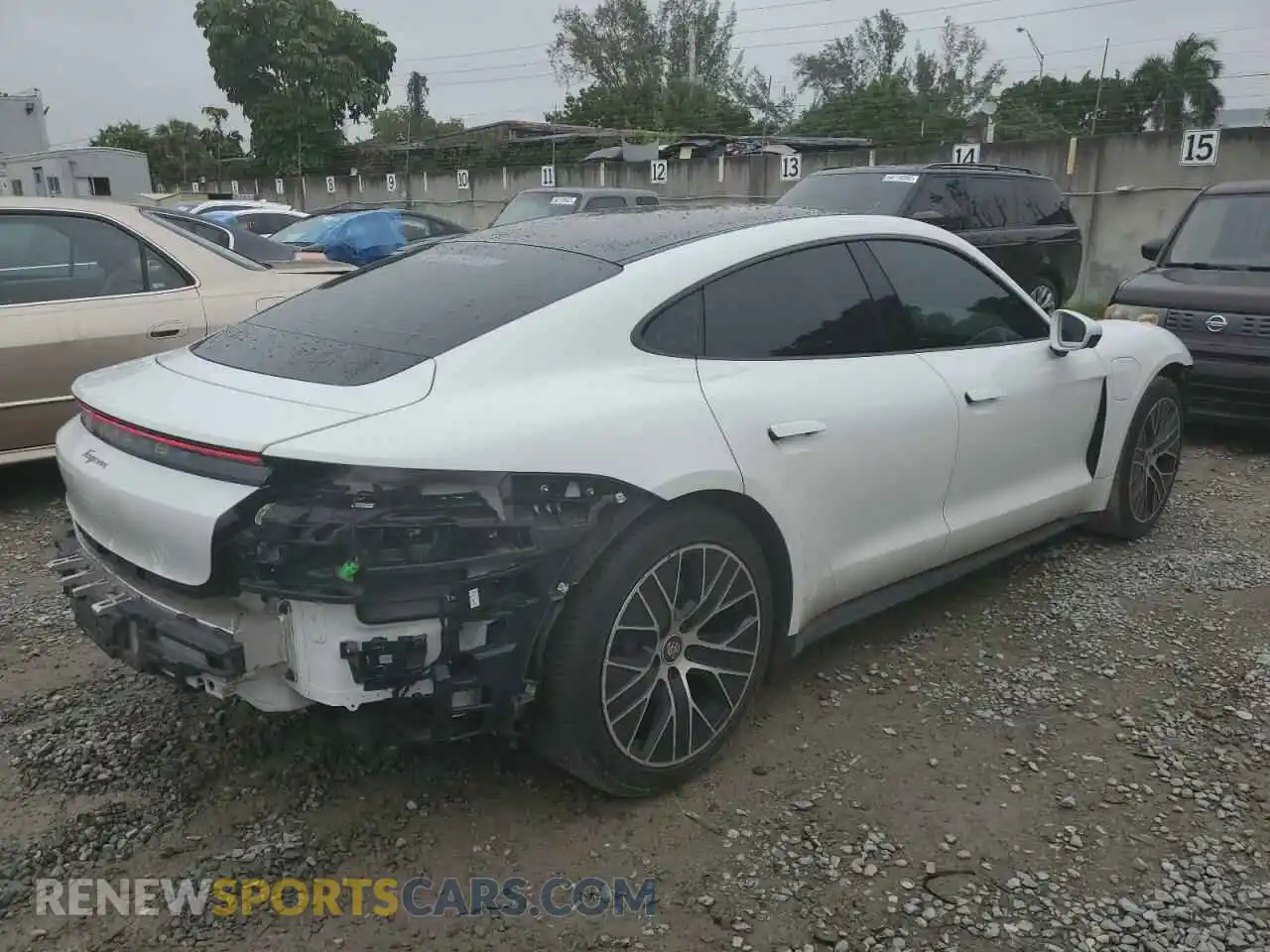 3 Photograph of a damaged car WP0AA2Y18MSA14736 PORSCHE TAYCAN 2021