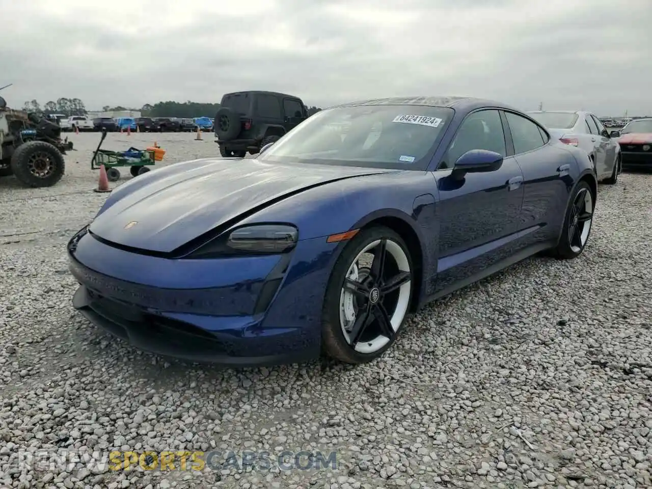 1 Photograph of a damaged car WP0AA2Y19MSA15295 PORSCHE TAYCAN 2021