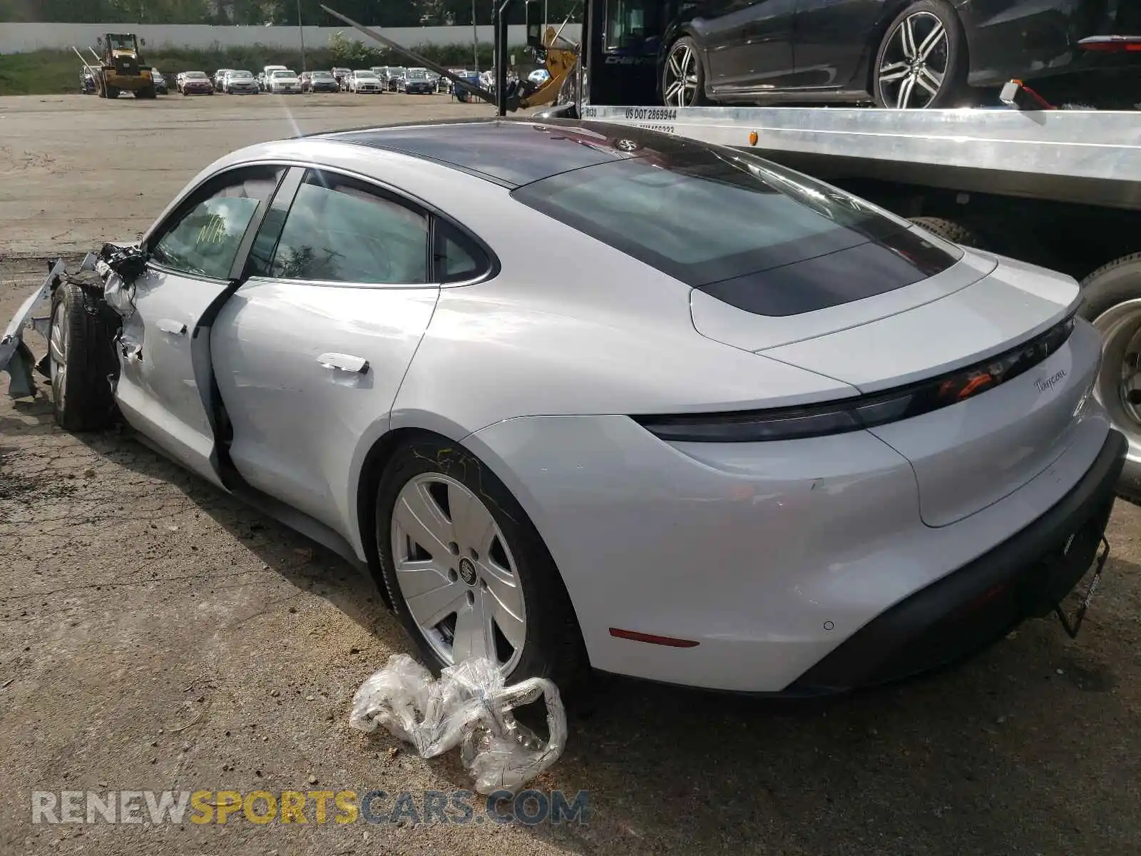 3 Photograph of a damaged car WP0AA2Y19MSA17287 PORSCHE TAYCAN 2021