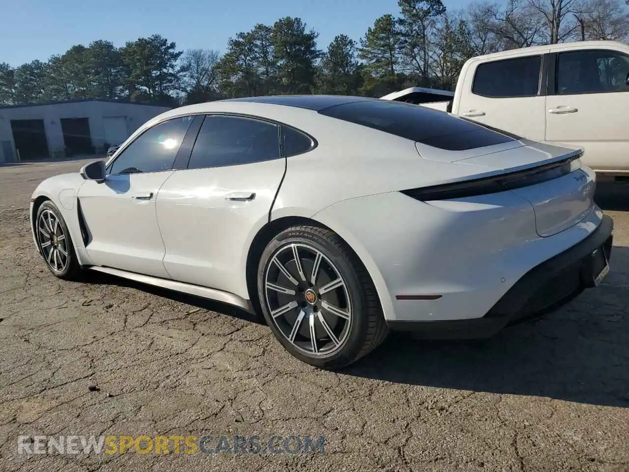 2 Photograph of a damaged car WP0AA2Y19MSA17502 PORSCHE TAYCAN 2021