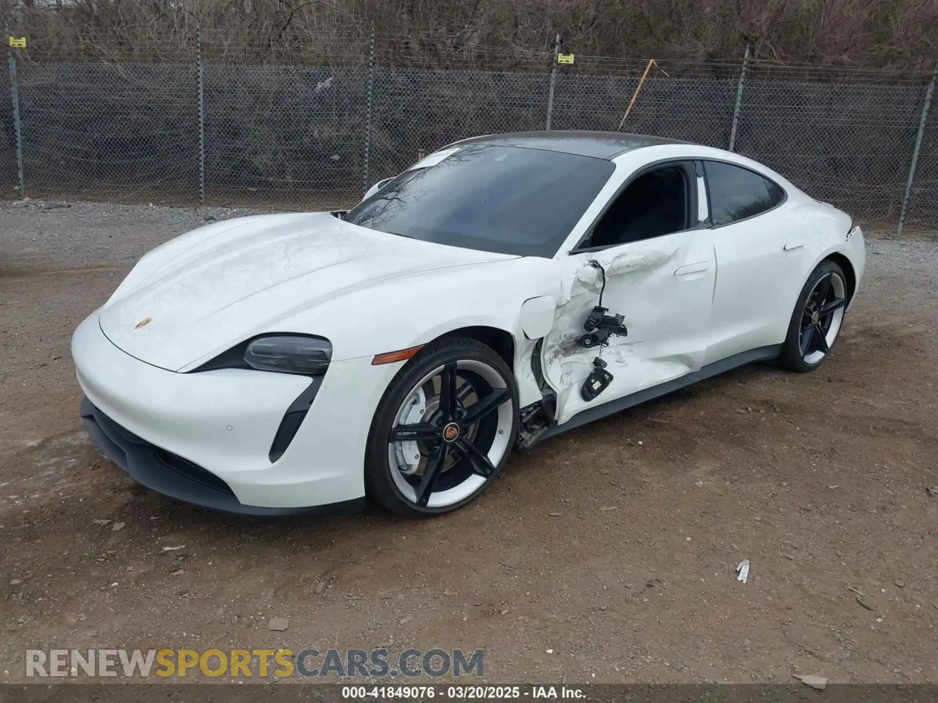 2 Photograph of a damaged car WP0AA2Y19MSA18956 PORSCHE TAYCAN 2021