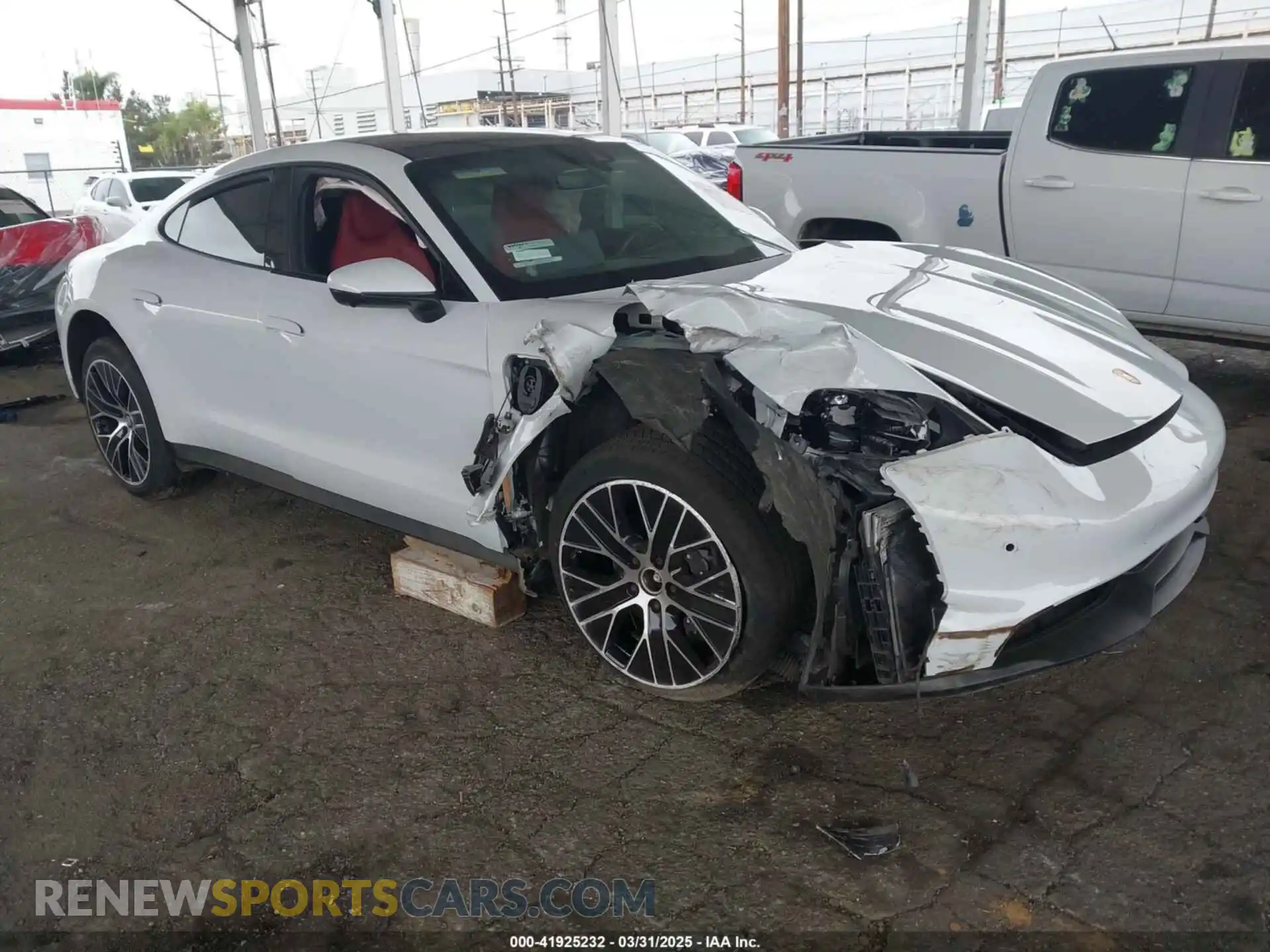 1 fotografías del automóvil dañado WP0AA2Y19MSA19122 PORSCHE TAYCAN 2021