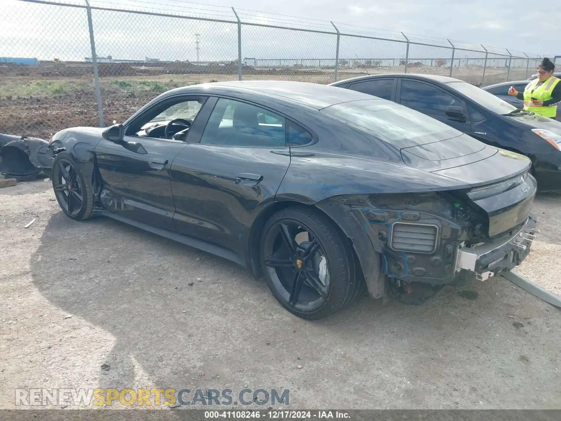 3 Photograph of a damaged car WP0AA2Y1XMSA17279 PORSCHE TAYCAN 2021
