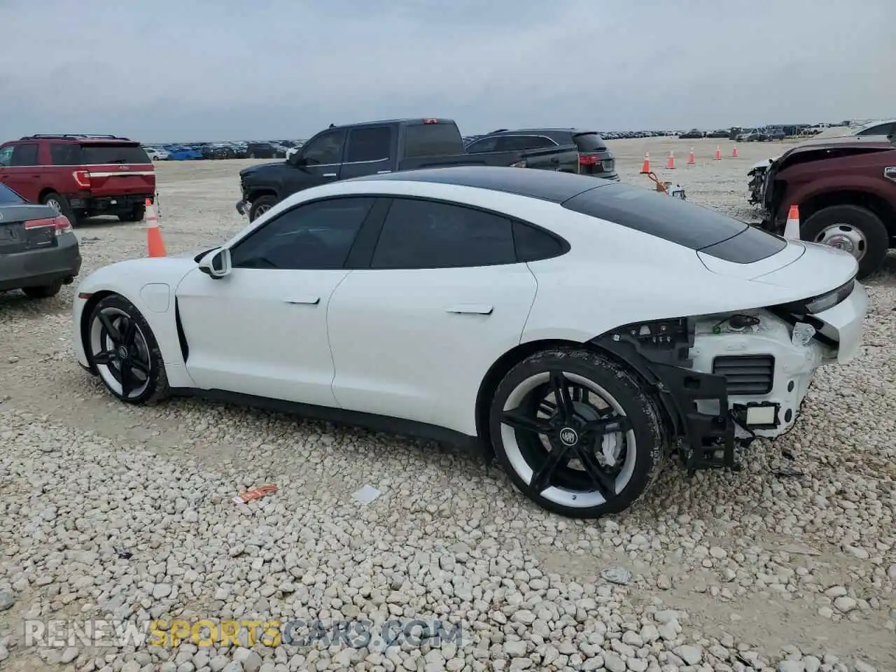 2 Photograph of a damaged car WP0AA2Y1XMSA19047 PORSCHE TAYCAN 2021
