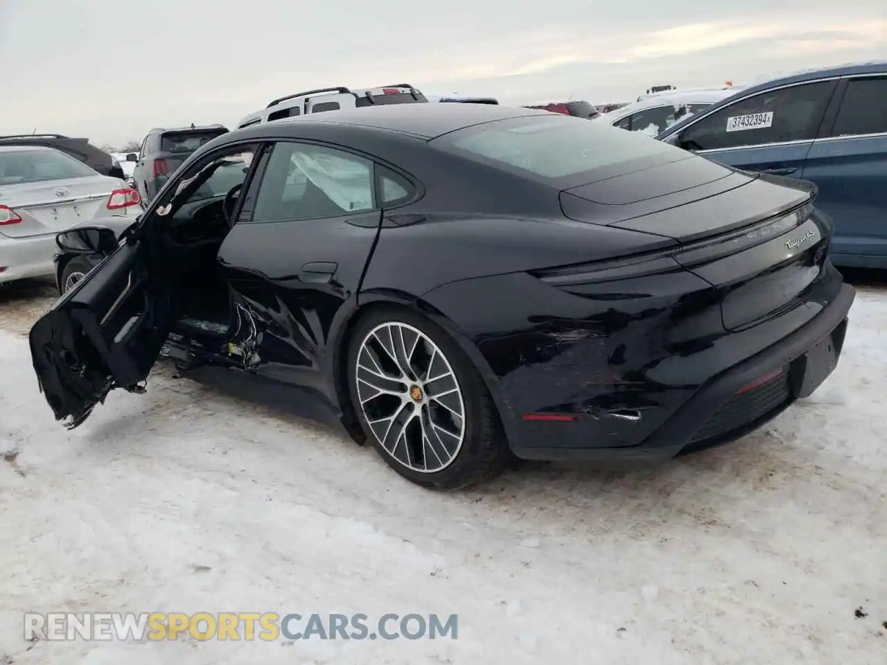 2 Photograph of a damaged car WP0AB2Y11MSA44173 PORSCHE TAYCAN 2021