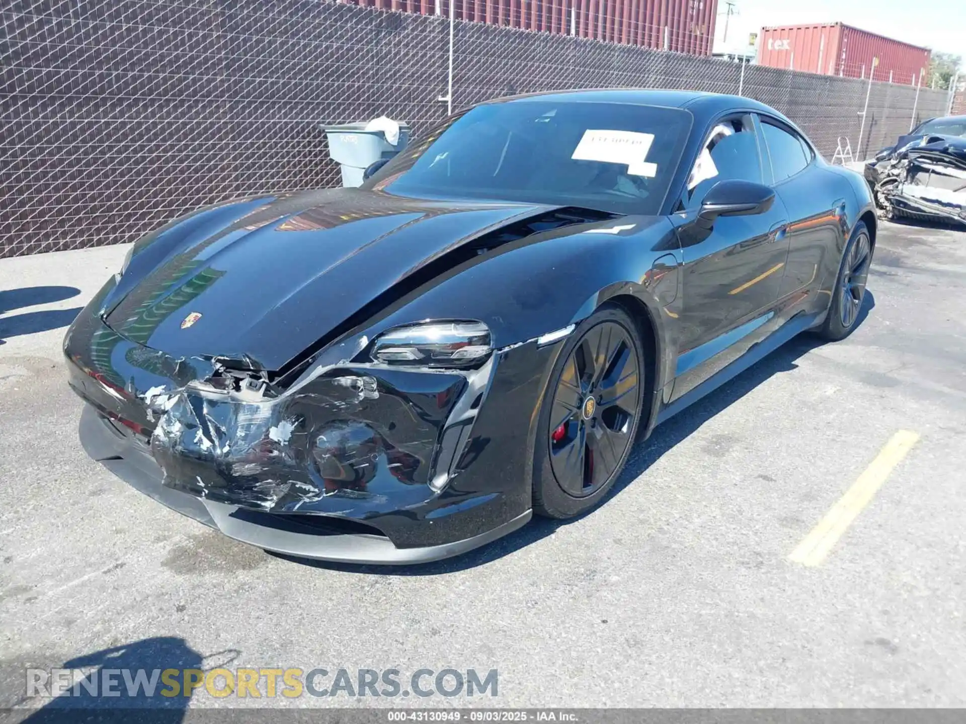 2 Photograph of a damaged car WP0AB2Y15MSA44290 PORSCHE TAYCAN 2021