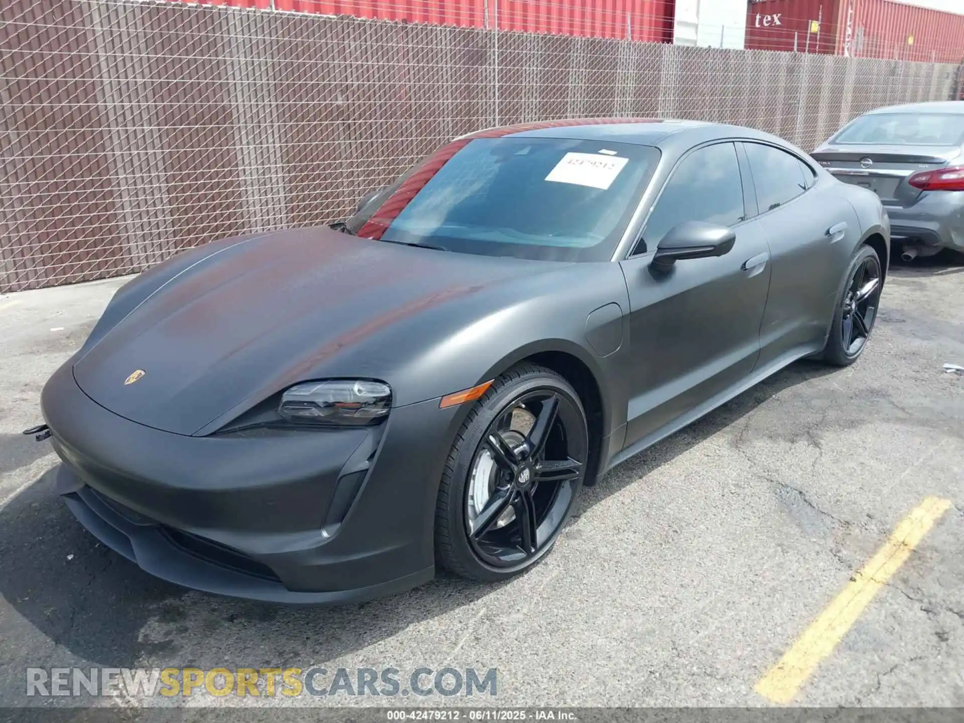 2 Photograph of a damaged car WP0AB2Y16MSA43293 PORSCHE TAYCAN 2021