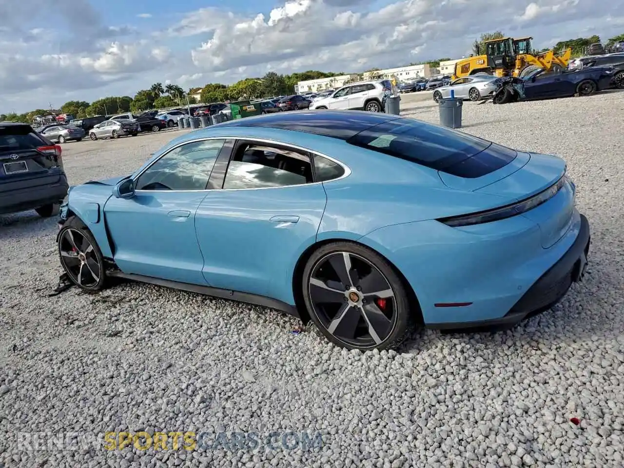 2 Photograph of a damaged car WP0AB2Y16MSA45321 PORSCHE TAYCAN 2021