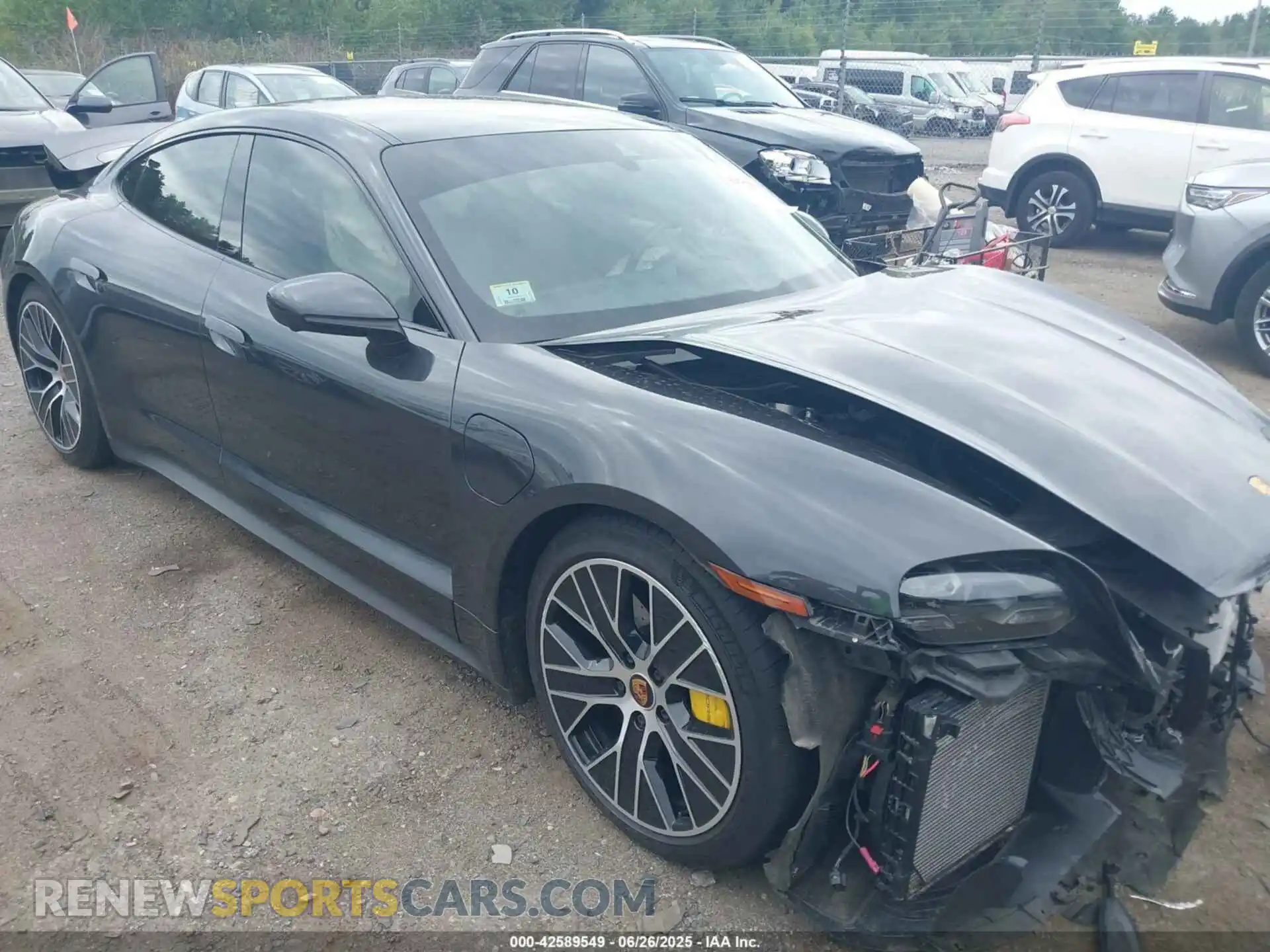 1 Photograph of a damaged car WP0AB2Y19MSA42378 PORSCHE TAYCAN 2021