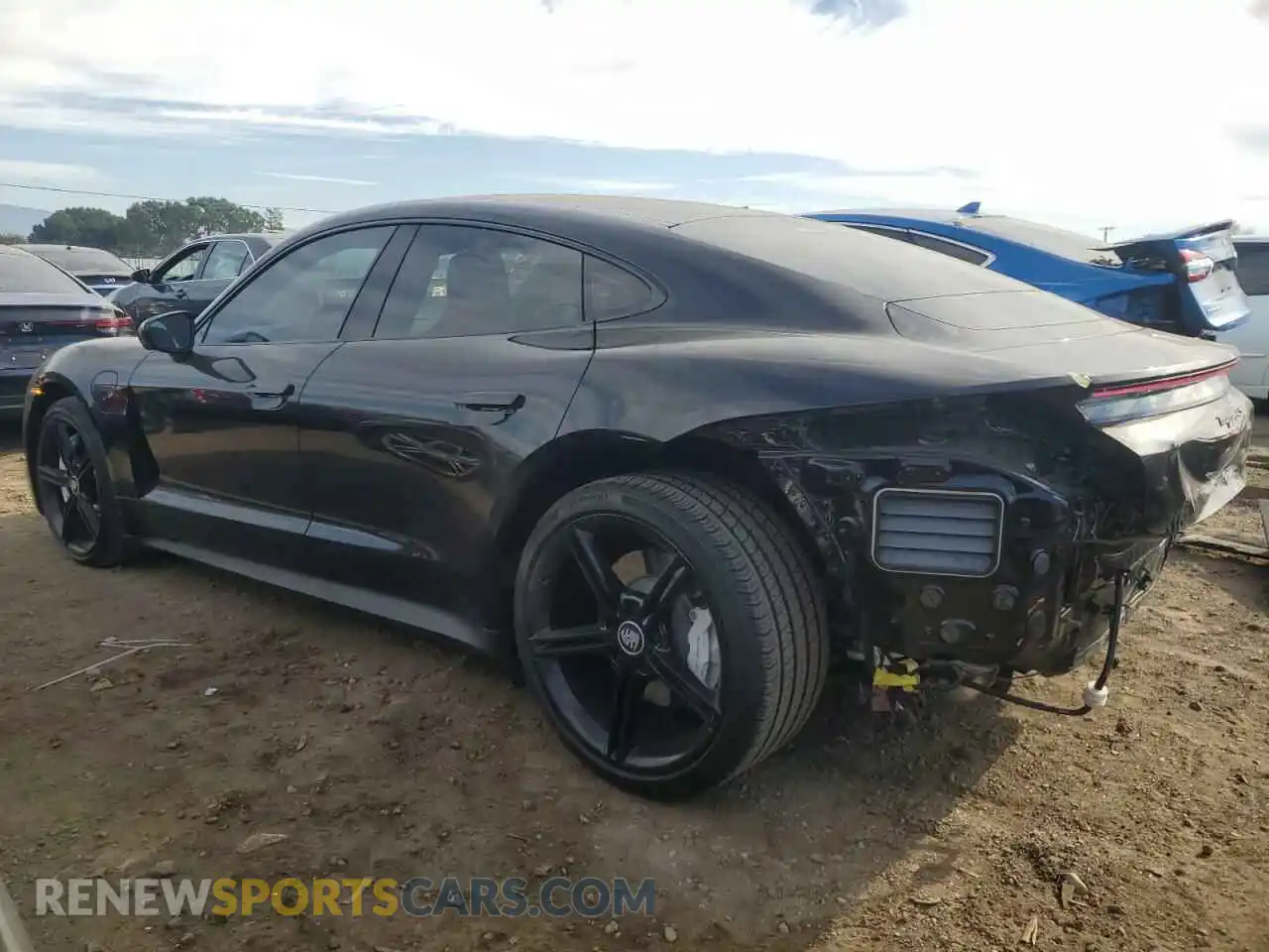 2 Photograph of a damaged car WP0AB2Y1XMSA44060 PORSCHE TAYCAN 2021