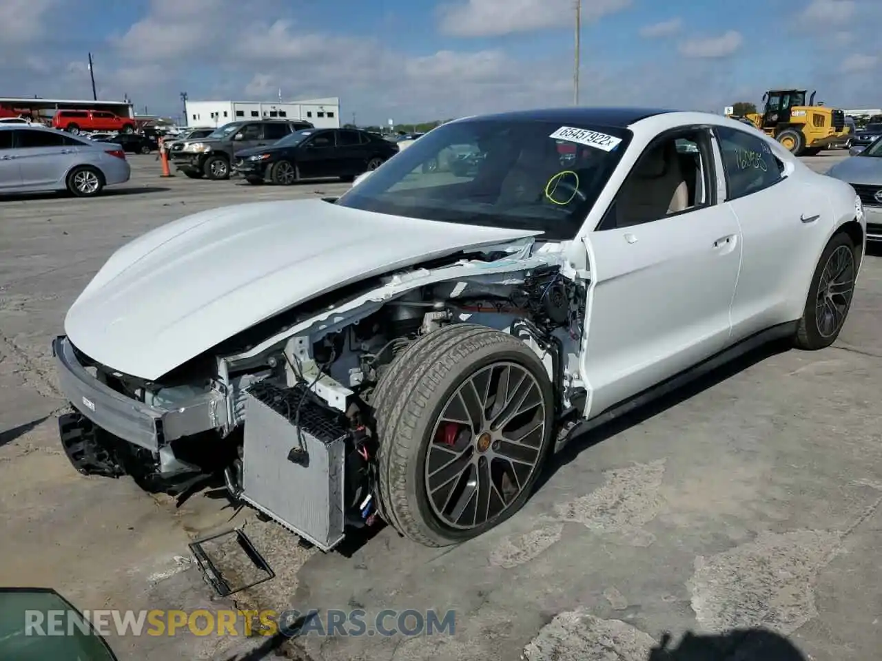 1 Photograph of a damaged car WP0AB2Y1XMSA44950 PORSCHE TAYCAN 2021