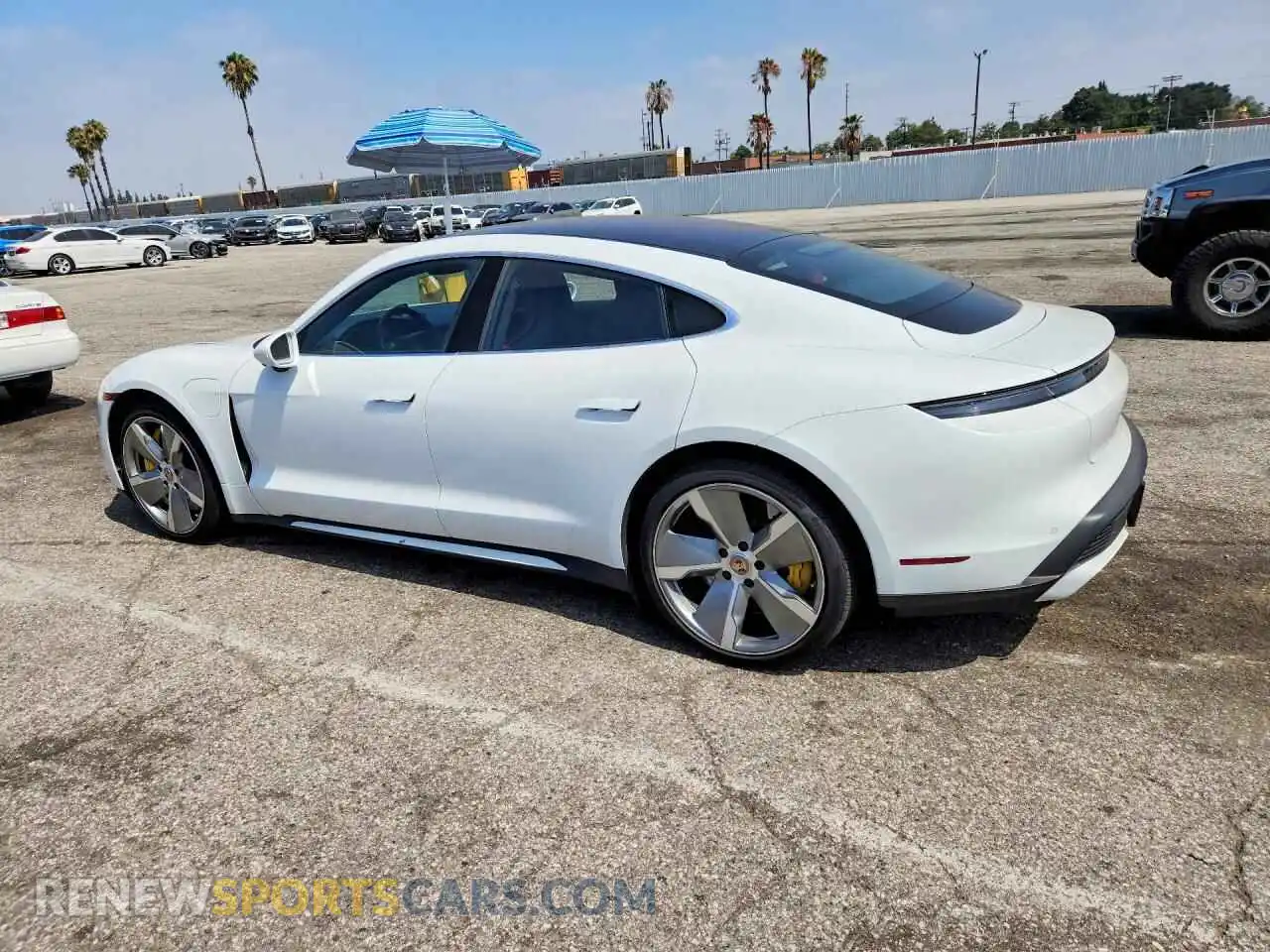 2 Photograph of a damaged car WP0AC2Y15MSA63502 PORSCHE TAYCAN 2021