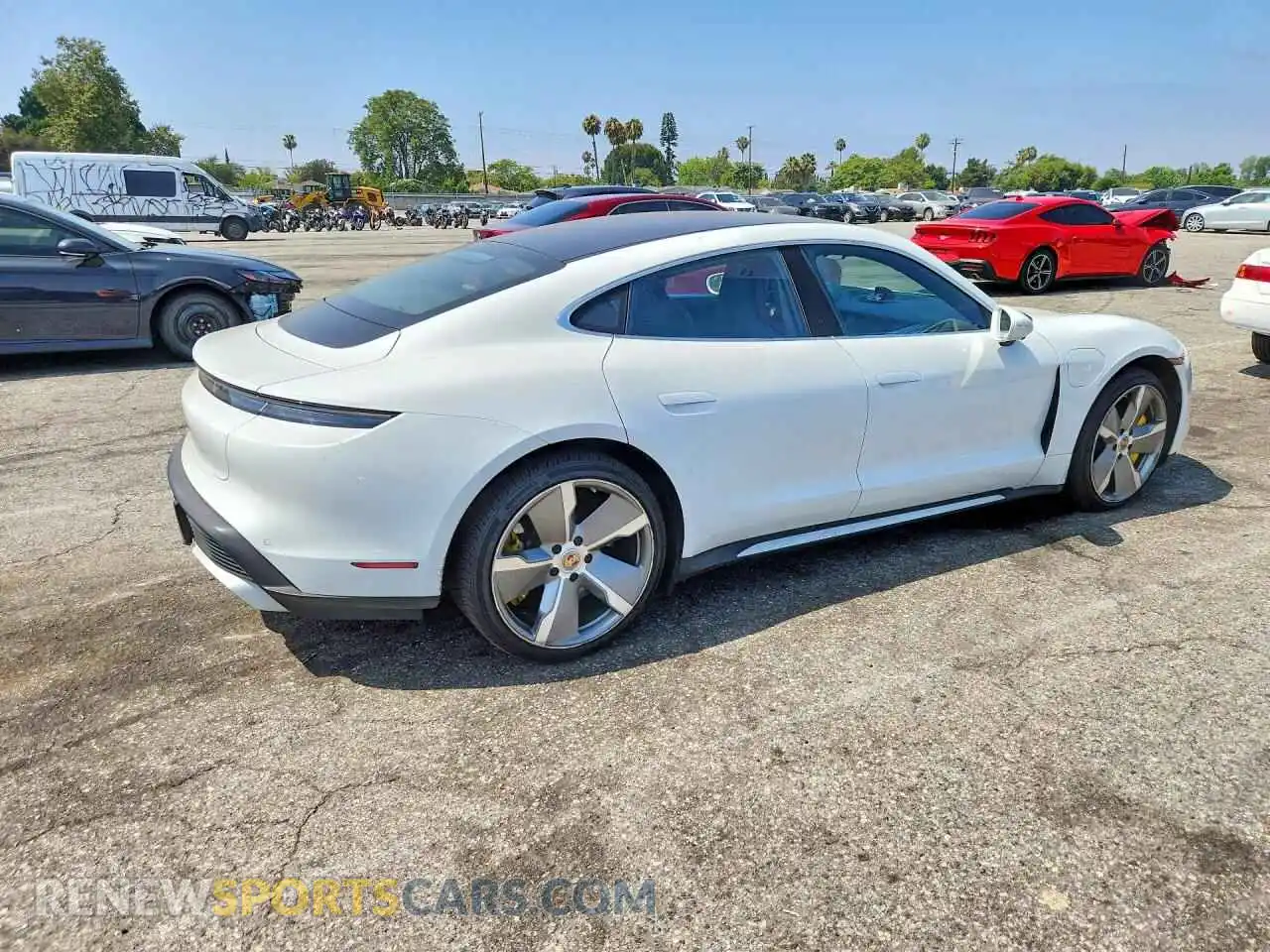 3 Photograph of a damaged car WP0AC2Y15MSA63502 PORSCHE TAYCAN 2021