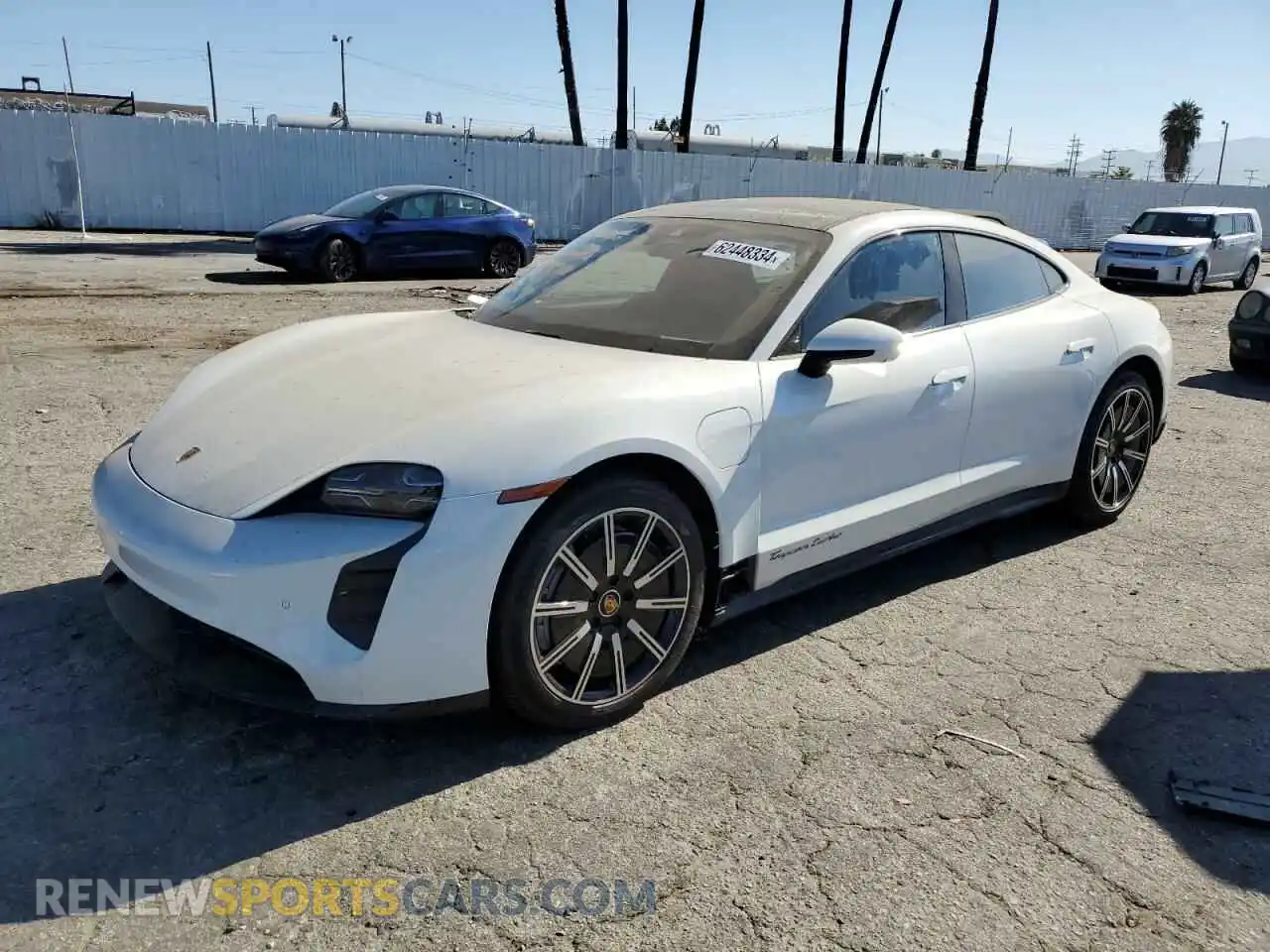 1 Photograph of a damaged car WP0AC2Y18MSA63381 PORSCHE TAYCAN 2021