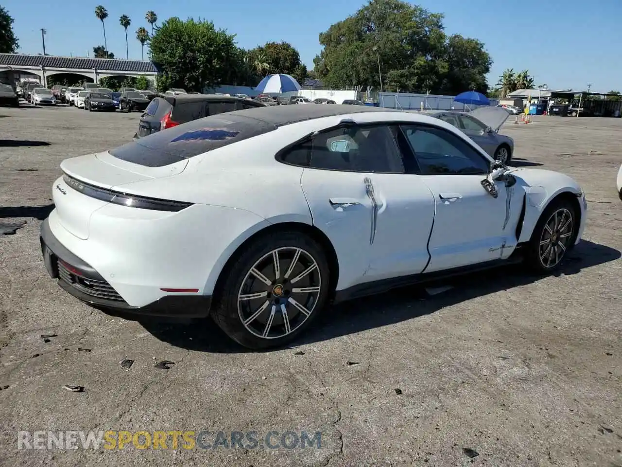 3 Photograph of a damaged car WP0AC2Y18MSA63381 PORSCHE TAYCAN 2021