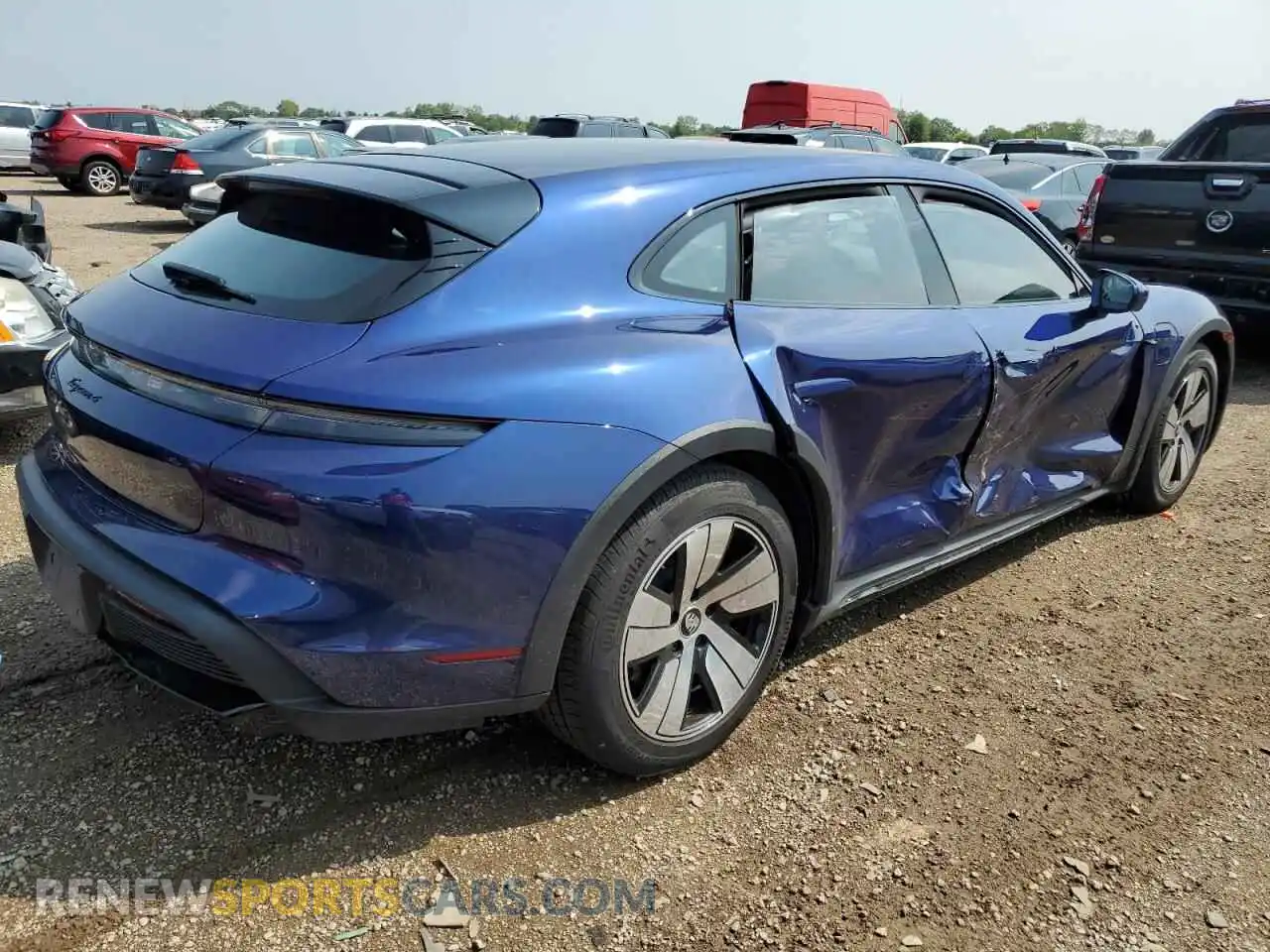 3 Photograph of a damaged car WP0BA2Y16RSA60450 PORSCHE TAYCAN 2024