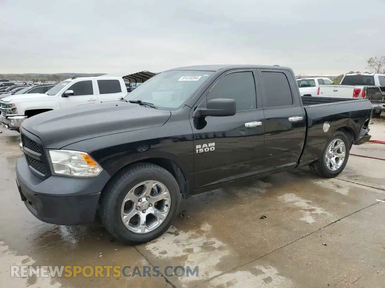 1 Photograph of a damaged car 1C6RR6FG0KS702032 RAM 1500 2019