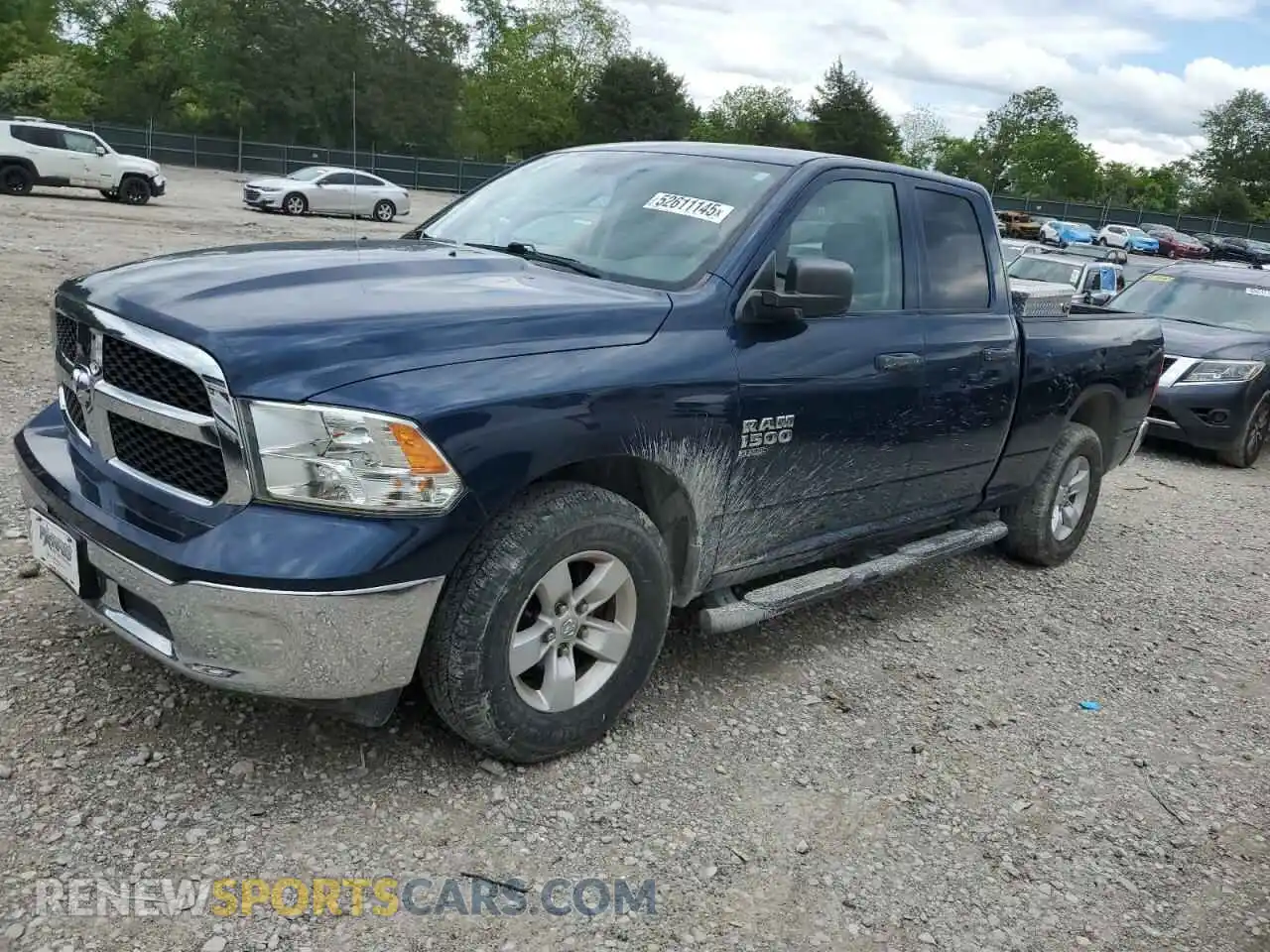 1 Photograph of a damaged car 1C6RR6FG3KS594005 RAM 1500 2019
