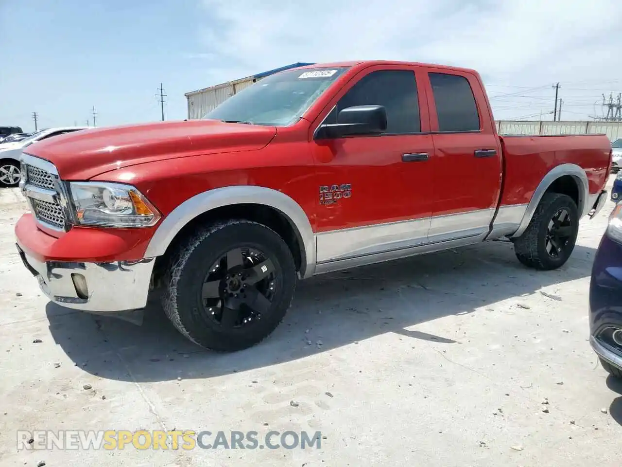 1 Photograph of a damaged car 1C6RR6FG9KS704992 RAM 1500 2019
