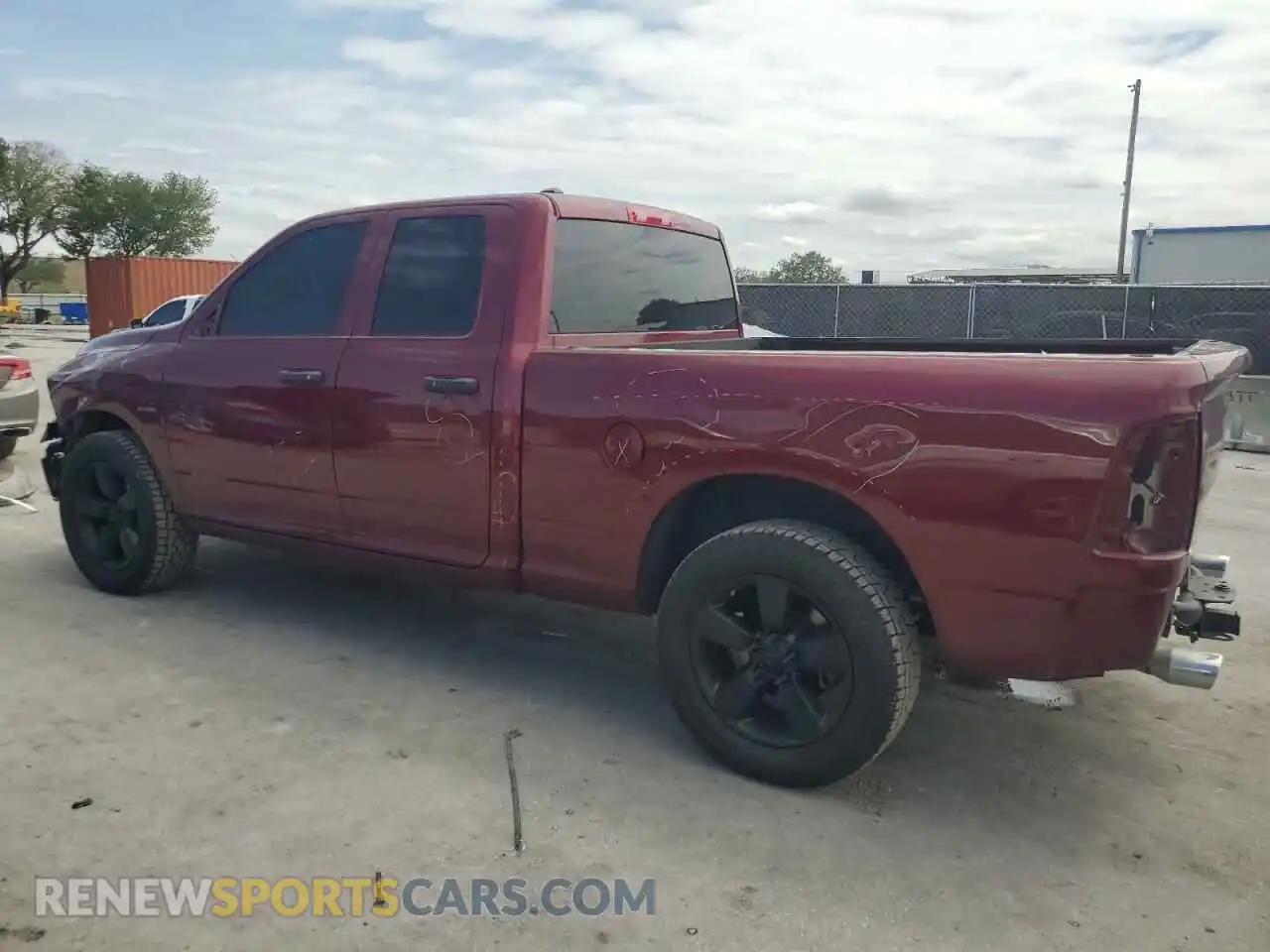 2 Photograph of a damaged car 1C6RR6FT0KS500546 RAM 1500 2019
