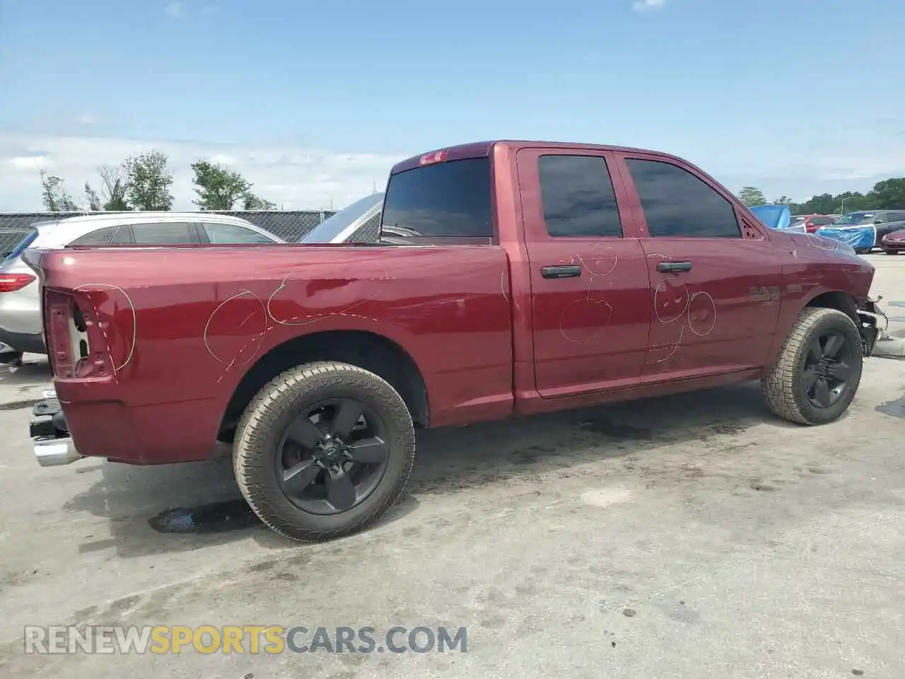 3 Photograph of a damaged car 1C6RR6FT0KS500546 RAM 1500 2019
