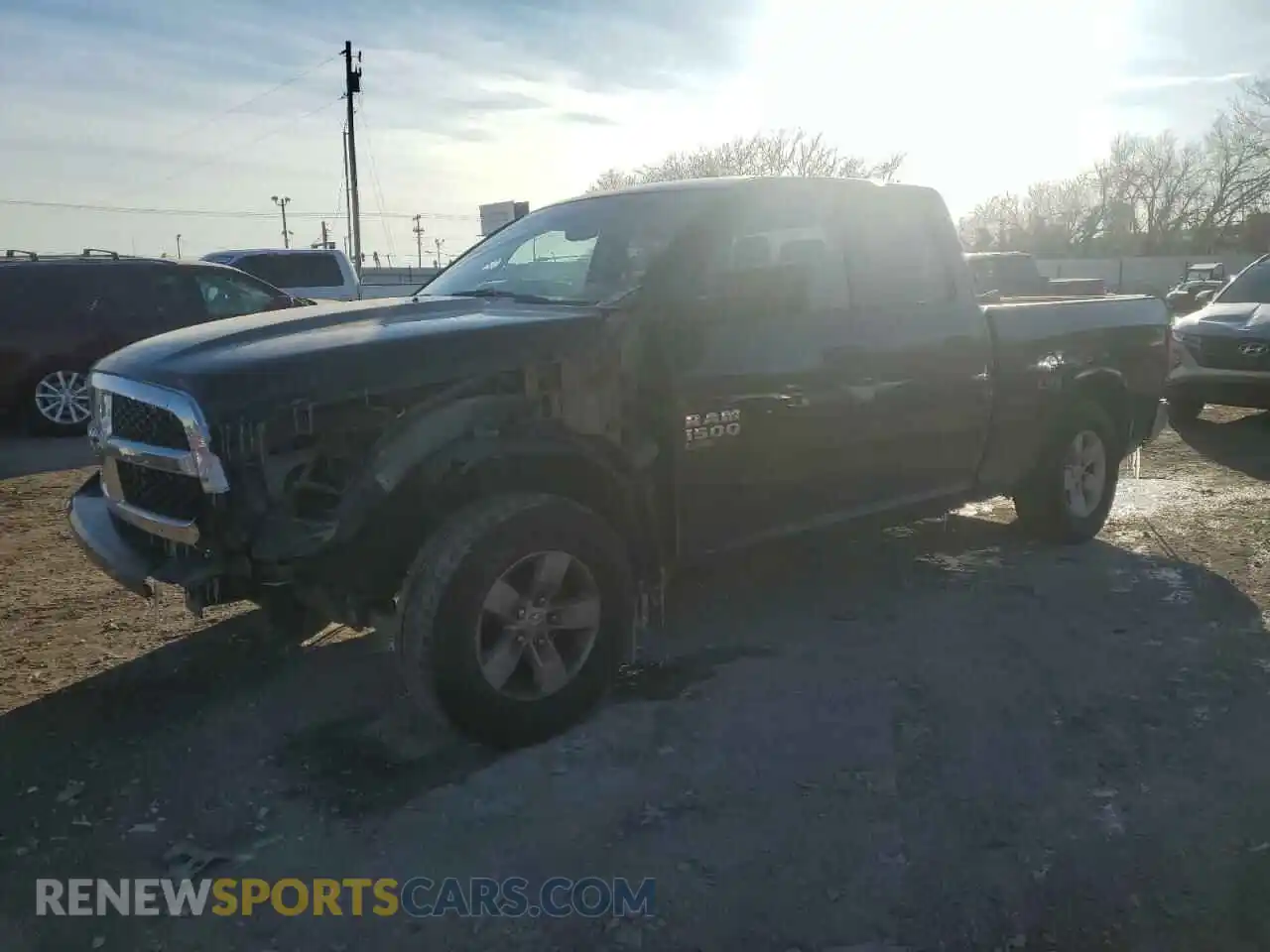 1 Photograph of a damaged car 1C6RR6FT1KS723940 RAM 1500 2019