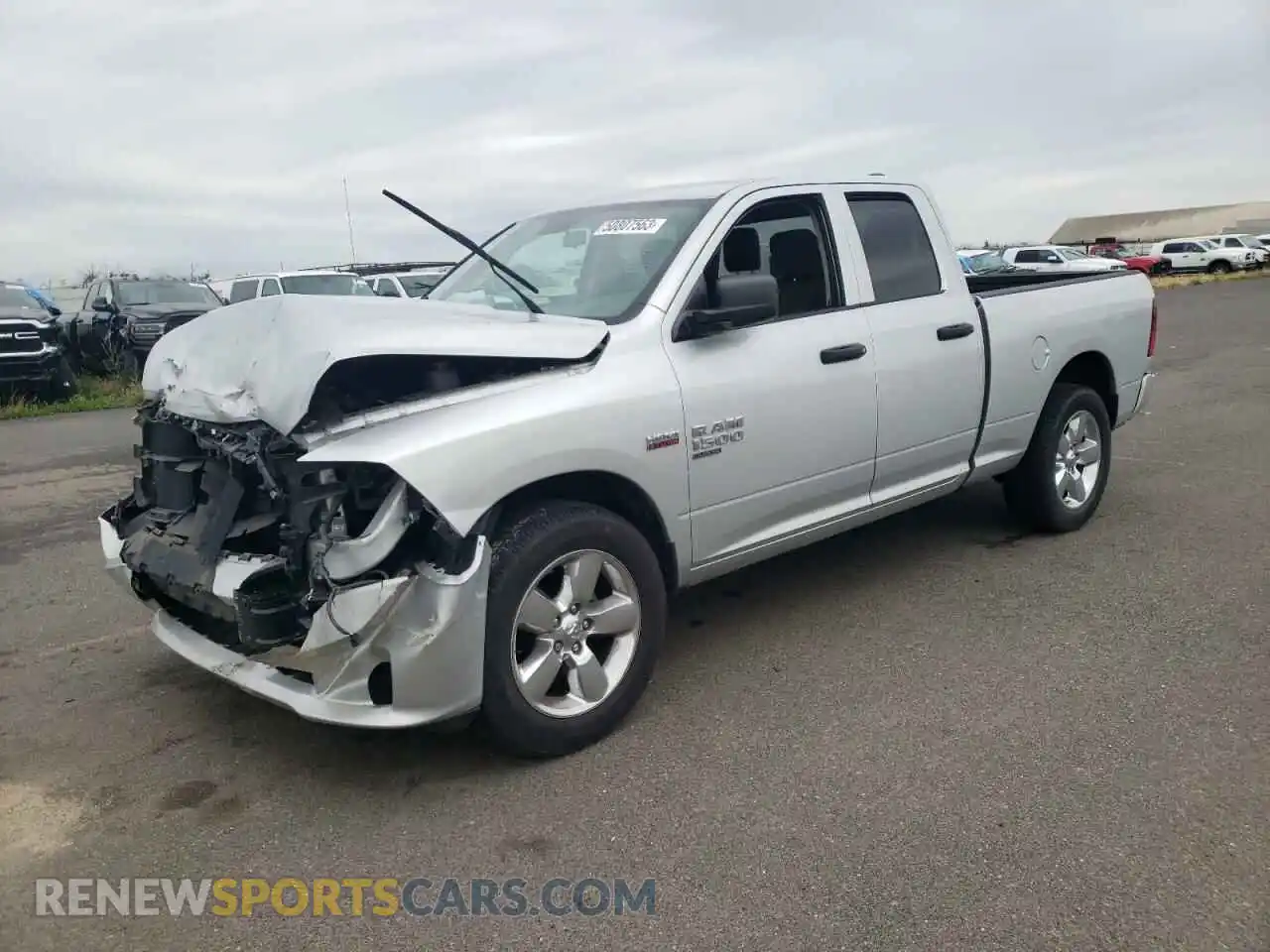 1 Photograph of a damaged car 1C6RR6FT3KS546291 RAM 1500 2019