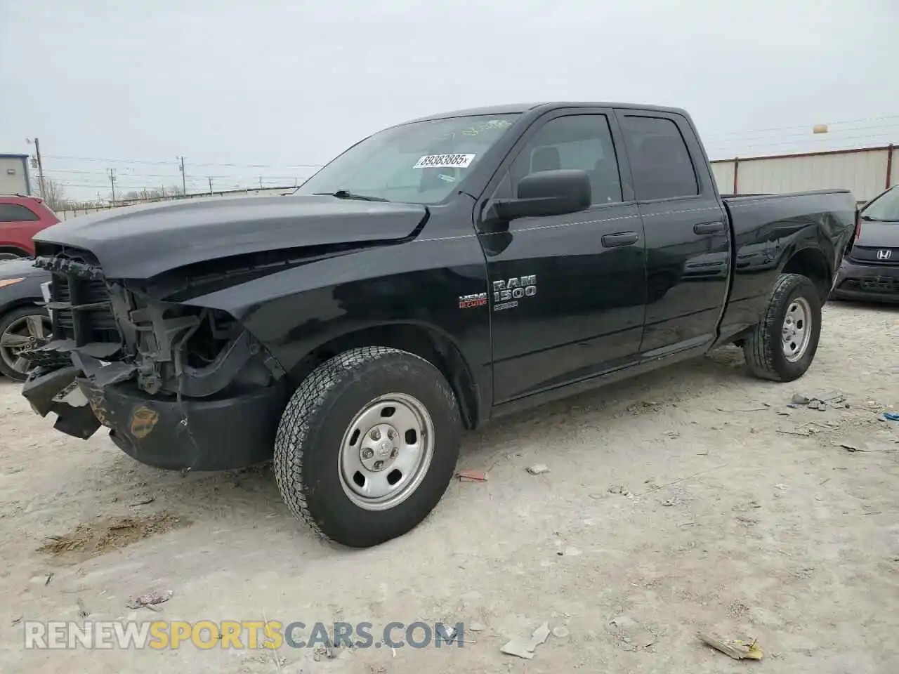 1 Photograph of a damaged car 1C6RR6FT5KS745309 RAM 1500 2019