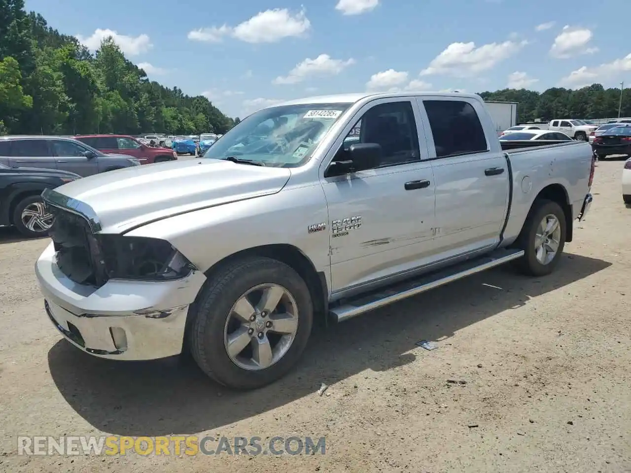 1 Photograph of a damaged car 1C6RR6KT5KS514898 RAM 1500 2019