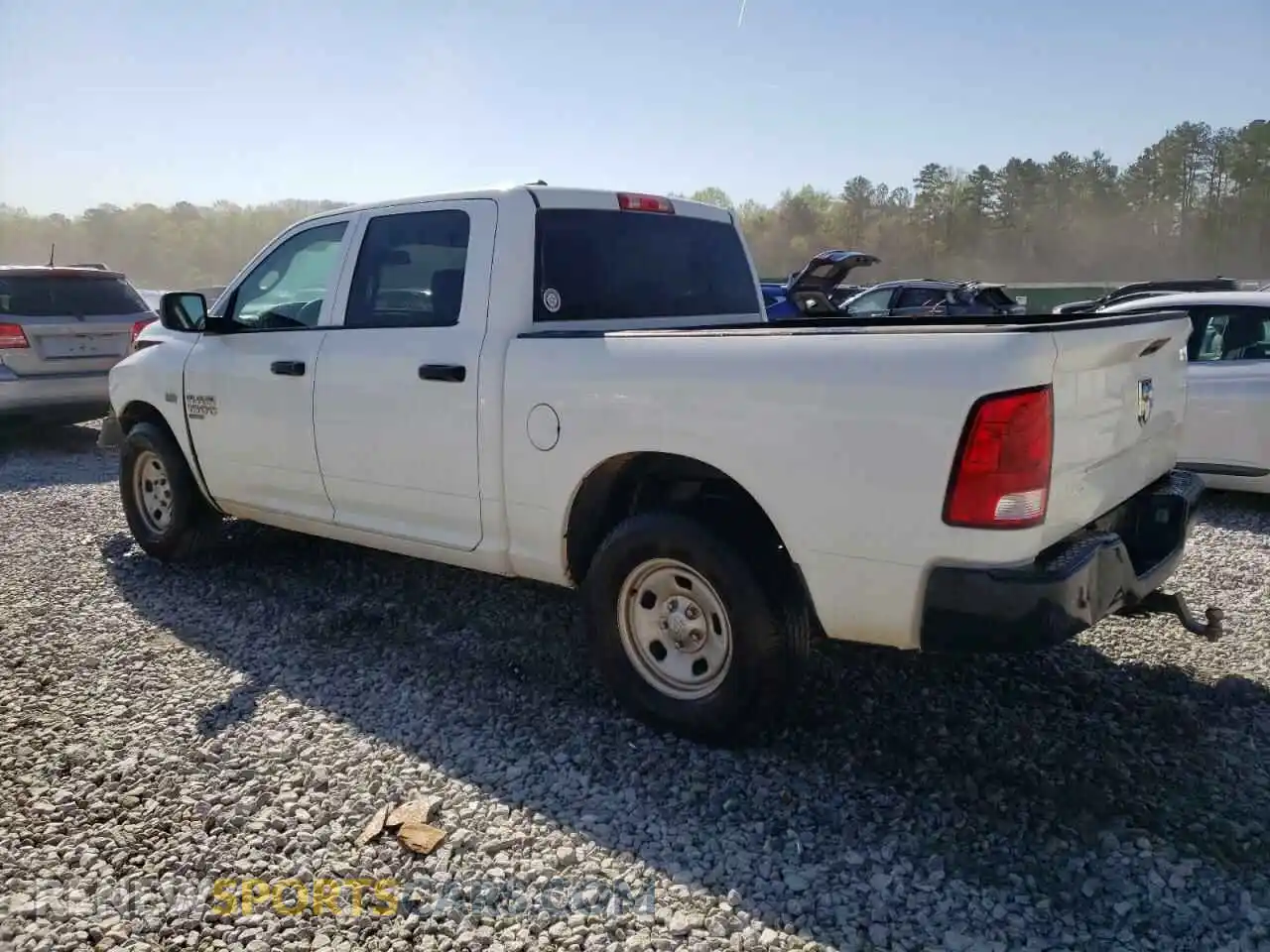 2 Photograph of a damaged car 1C6RR6KT8KS633500 RAM 1500 2019