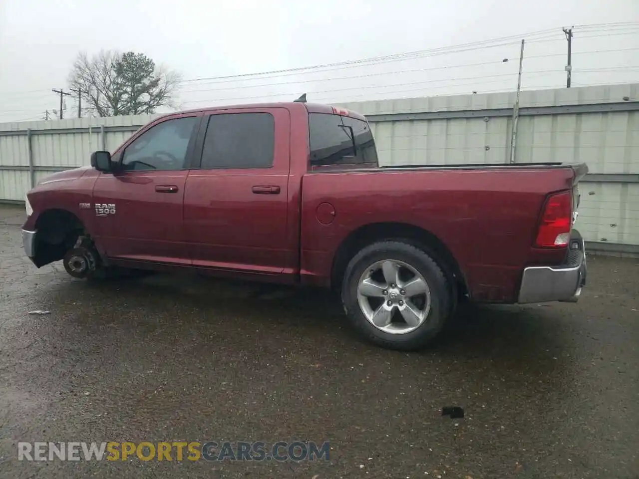 2 Photograph of a damaged car 1C6RR6LT1KS563496 RAM 1500 2019