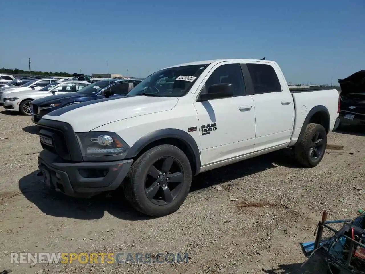 1 Photograph of a damaged car 1C6RR6LT3KS673157 RAM 1500 2019