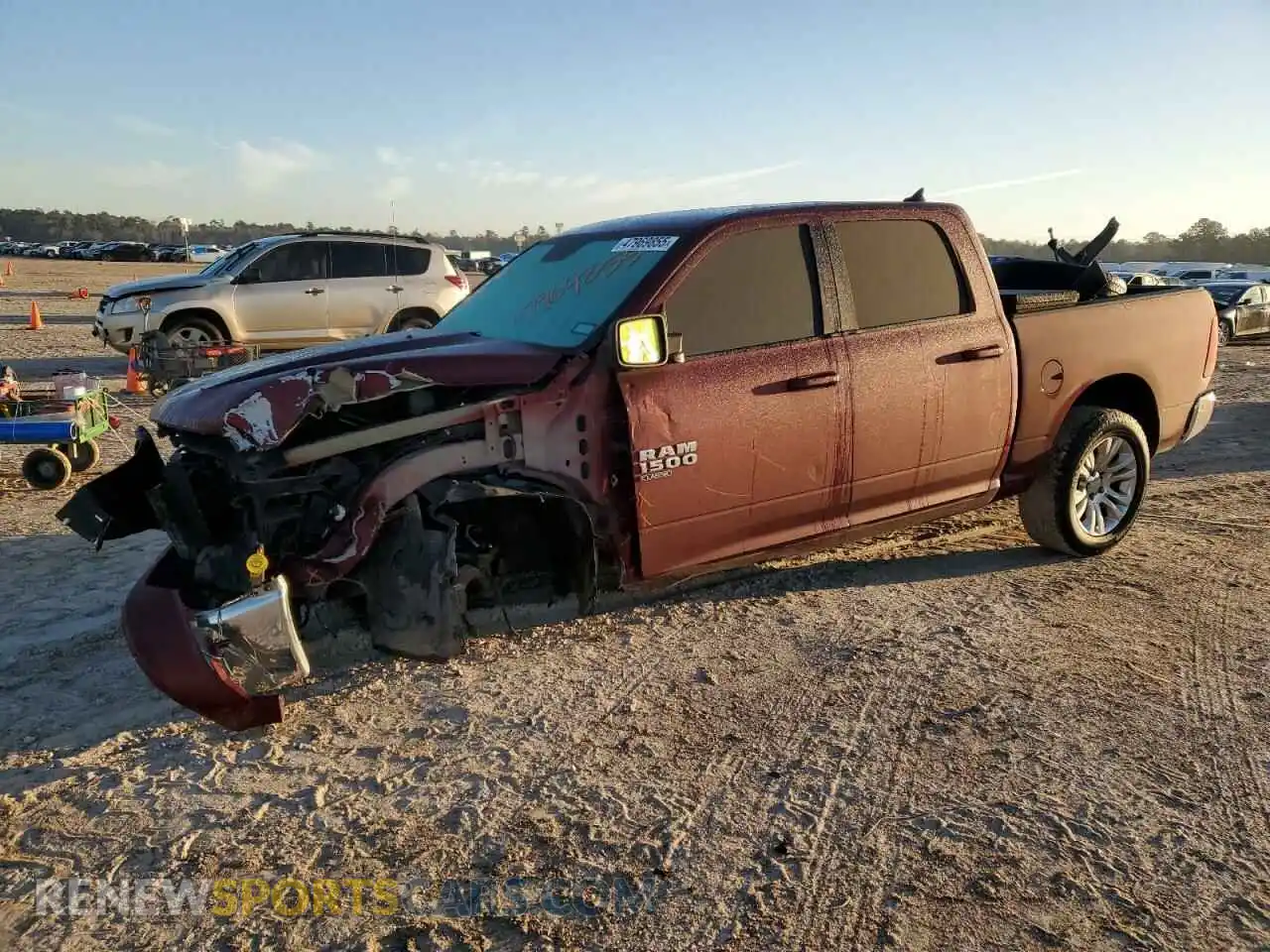 1 Photograph of a damaged car 1C6RR6LT4KS573777 RAM 1500 2019