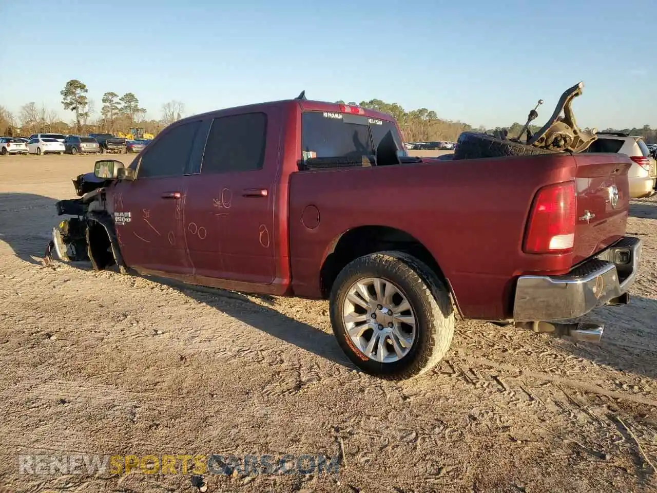 2 Photograph of a damaged car 1C6RR6LT4KS573777 RAM 1500 2019