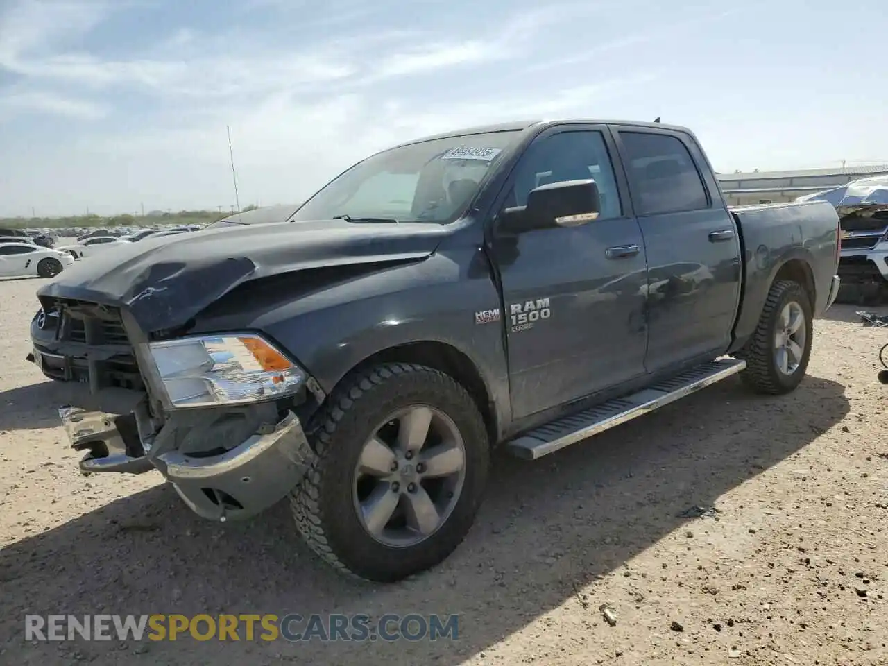 1 Photograph of a damaged car 1C6RR6LT4KS573942 RAM 1500 2019