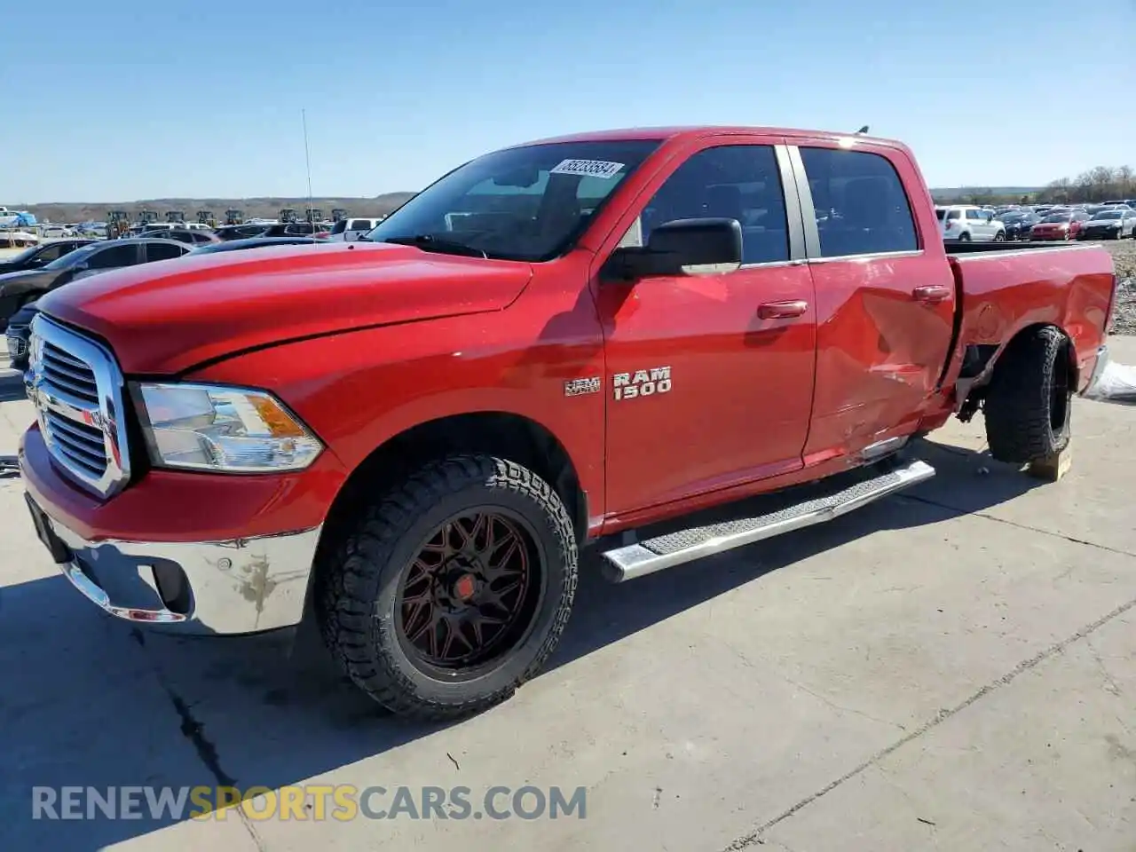 1 Photograph of a damaged car 1C6RR6LT6KS549528 RAM 1500 2019