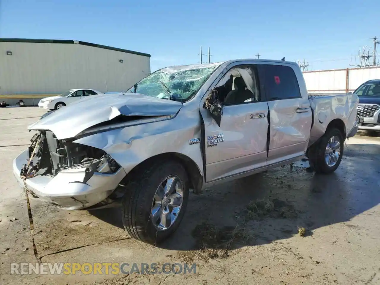 1 Photograph of a damaged car 1C6RR6LT8KS521388 RAM 1500 2019