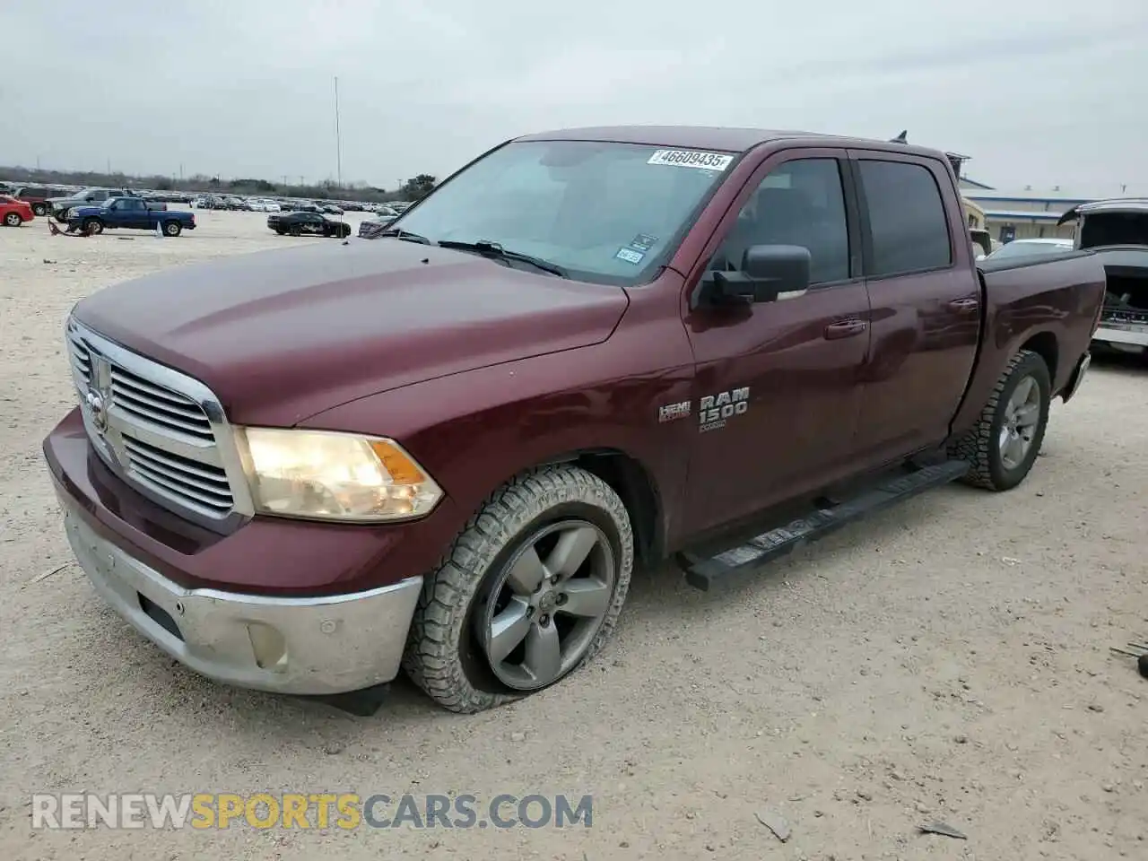 1 Photograph of a damaged car 1C6RR6LT8KS529037 RAM 1500 2019