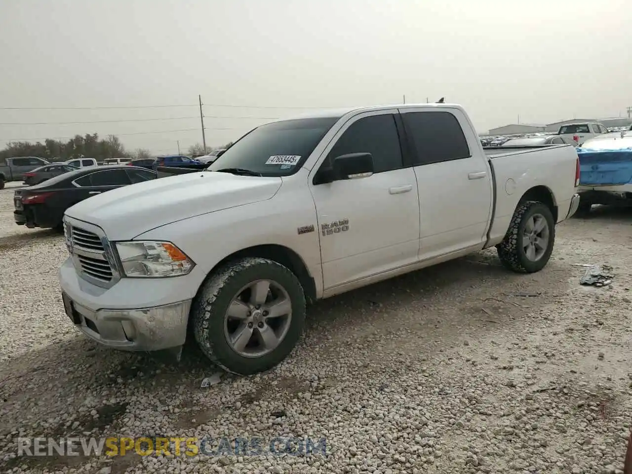1 Photograph of a damaged car 1C6RR6LTXKS529489 RAM 1500 2019