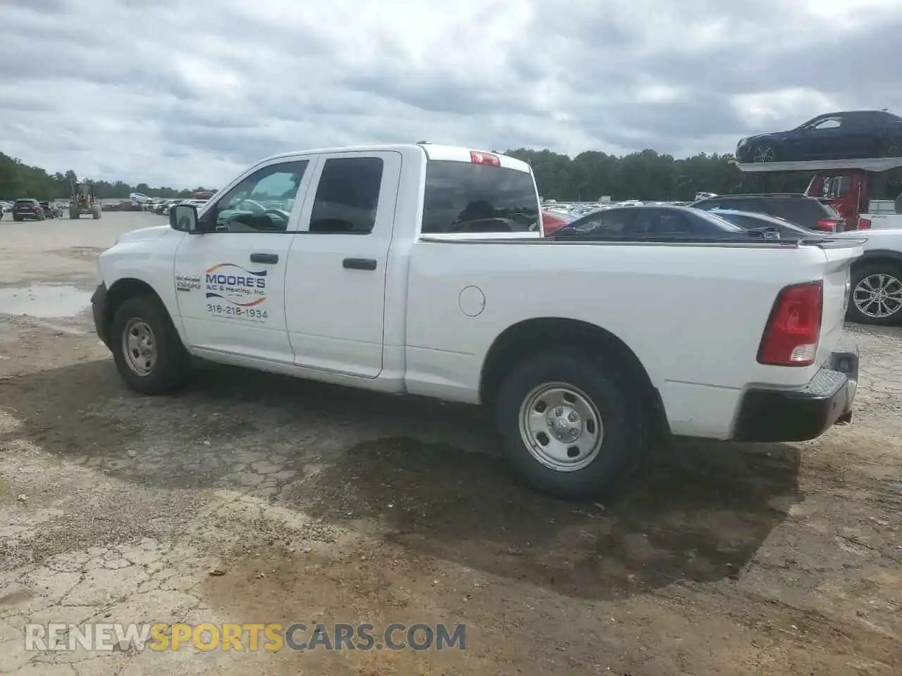 2 Photograph of a damaged car 1C6RR7FG7KS735423 RAM 1500 2019